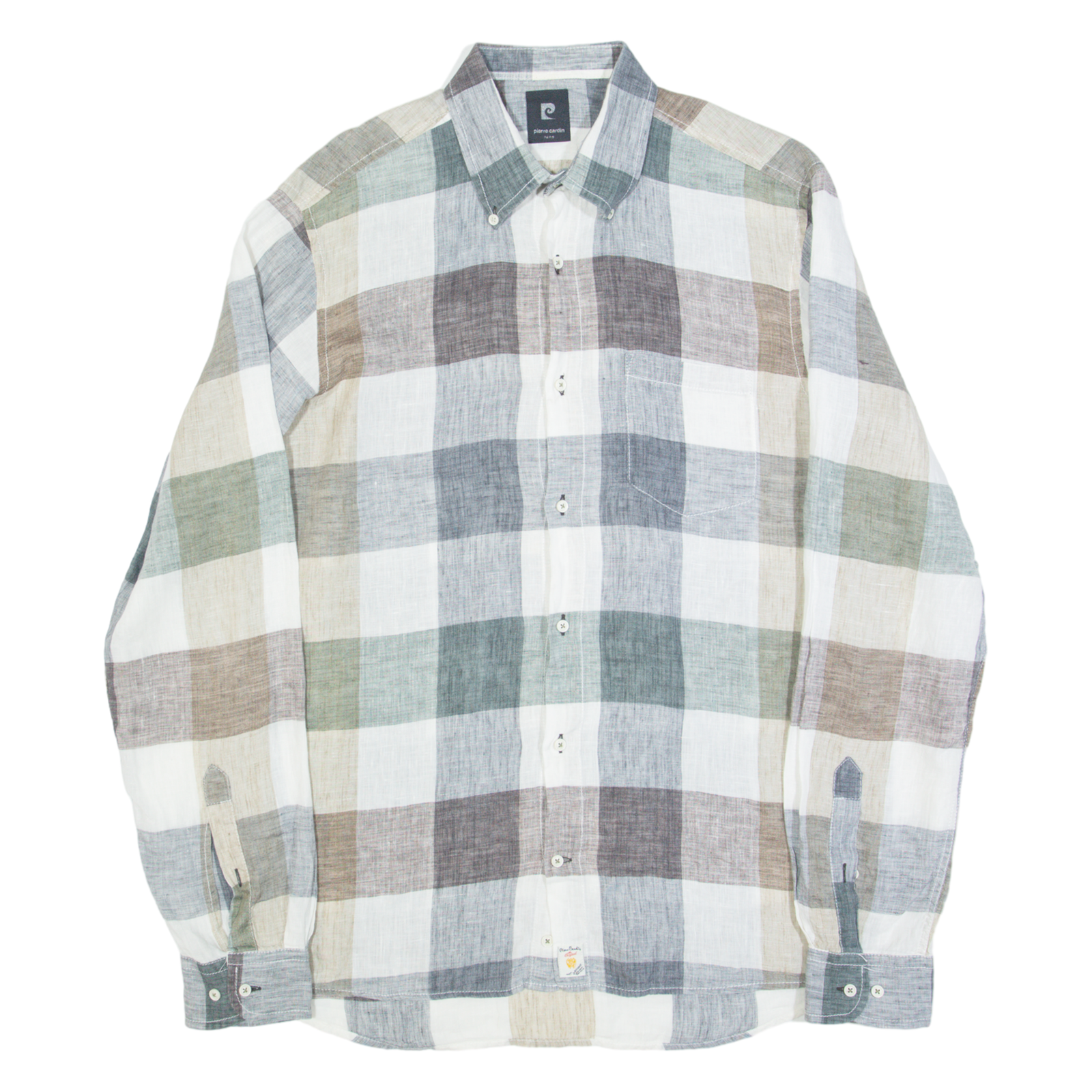 Buy PIERRE CARDIN Mens Shirt Blue Linen Check Long Sleeve M Refurbished - $28.59 PIERRE CARDIN Mens Shirt Blue Linen Check Long Sleeve M Refurbished - N/A refurbished available on Cerqular