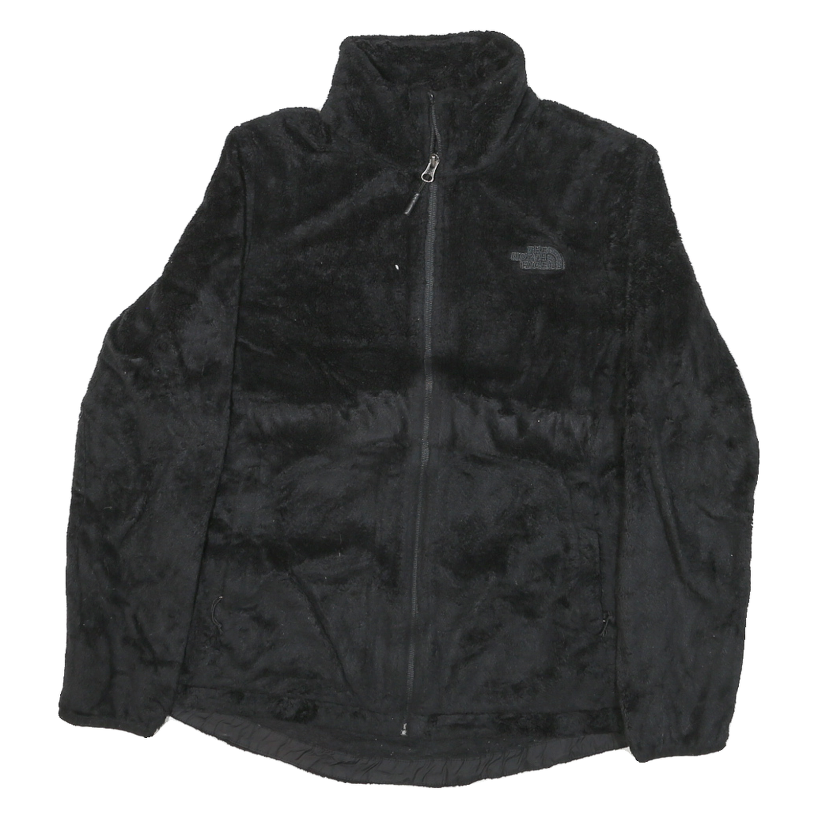 THE NORTH FACE Womens Black Fleece Jacket M Polyester Blend Zip Outdoor Warm Refurbished - N/A refurbished available on Cerqular
