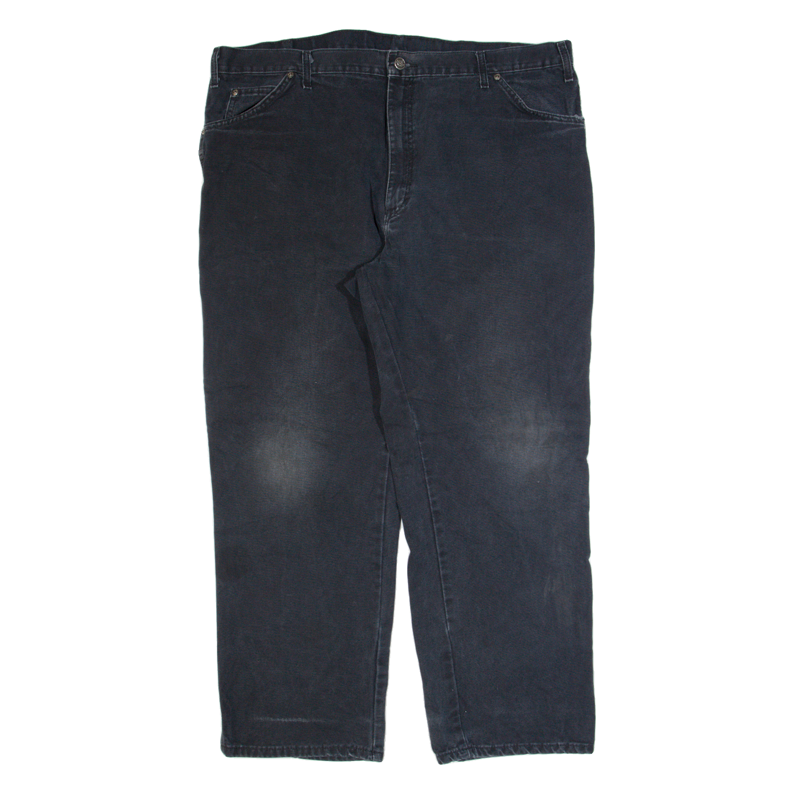 DICKIES Carpenter Workwear Mens Trousers Black Regular Straight W42 L32 Refurbished - N/A refurbished available on Cerqular