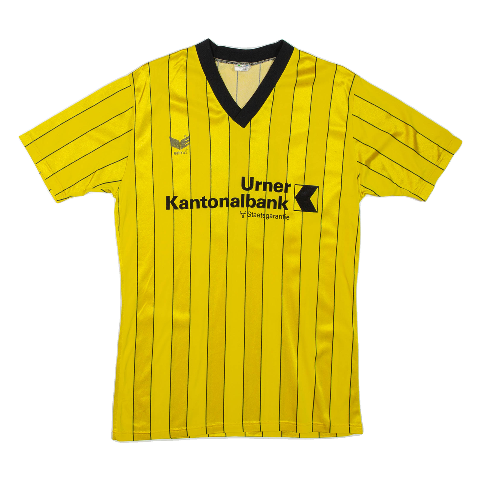 ERIMA Mens Football Shirt T-Shirt Yellow V-Neck M Refurbished - N/A refurbished available on Cerqular
