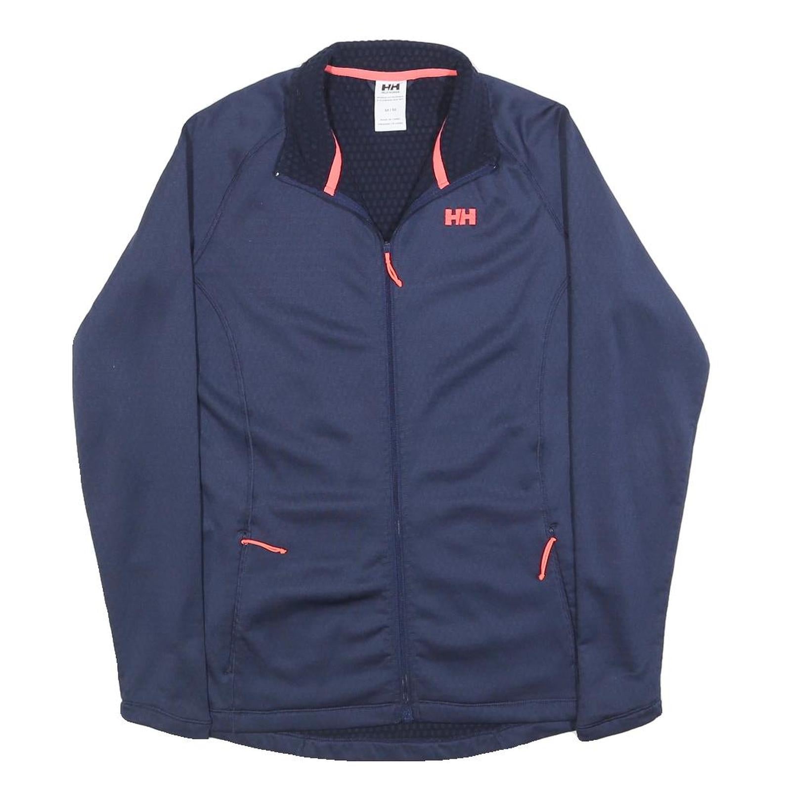 HELLY HANSEN Womens Navy Blue Softshell Jacket M Polyester Blend Zip Outdoor Refurbished - N/A refurbished available on Cerqular