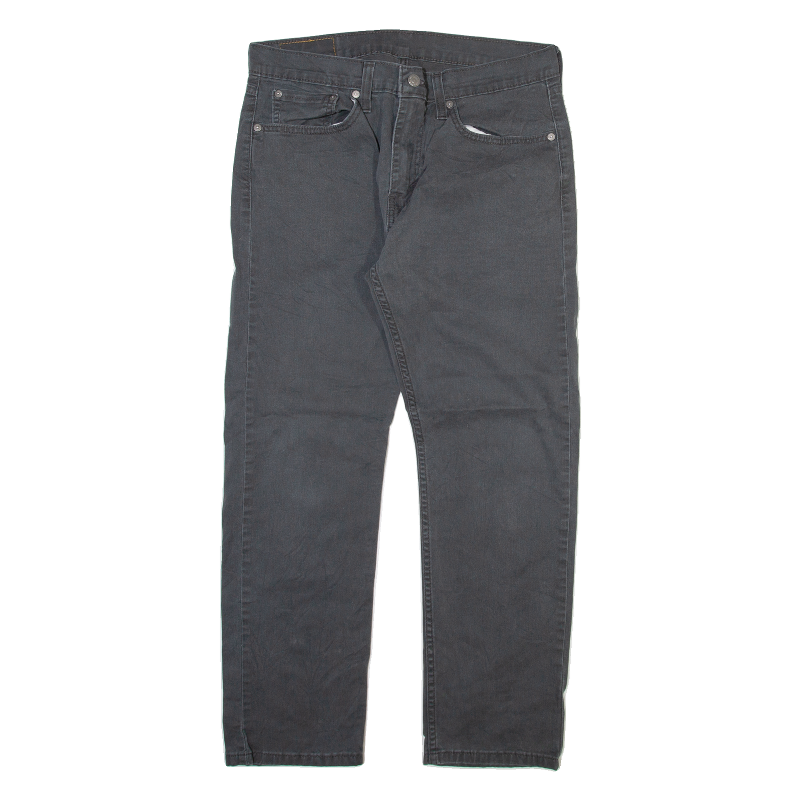 LEVI'S 502 Jeans Mens Grey Regular Tapered W32 L27 Refurbished - N/A refurbished available on Cerqular
