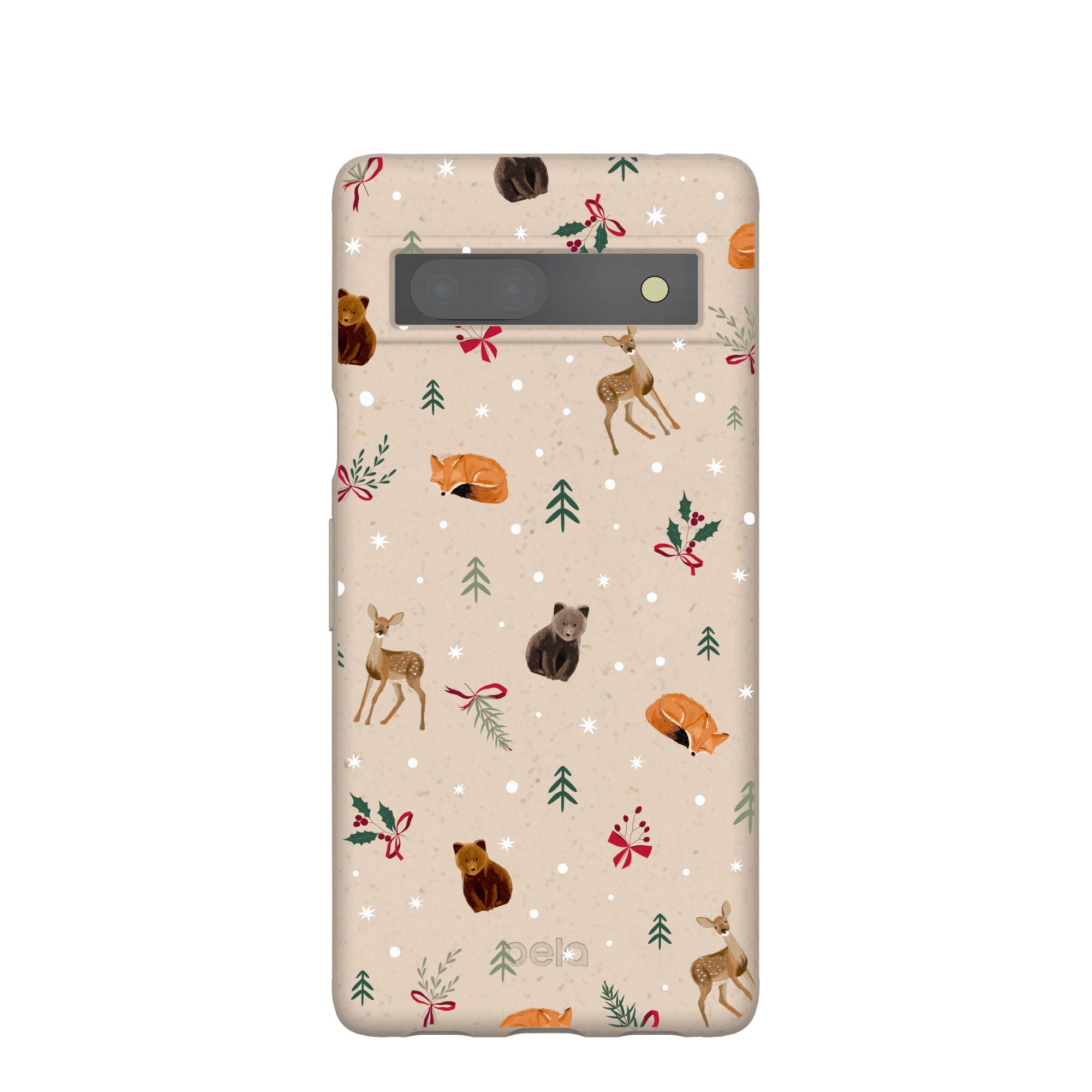 Seashell Winter Woodland Google Pixel 7a Case Refurbished - Pela Case refurbished available on Cerqular