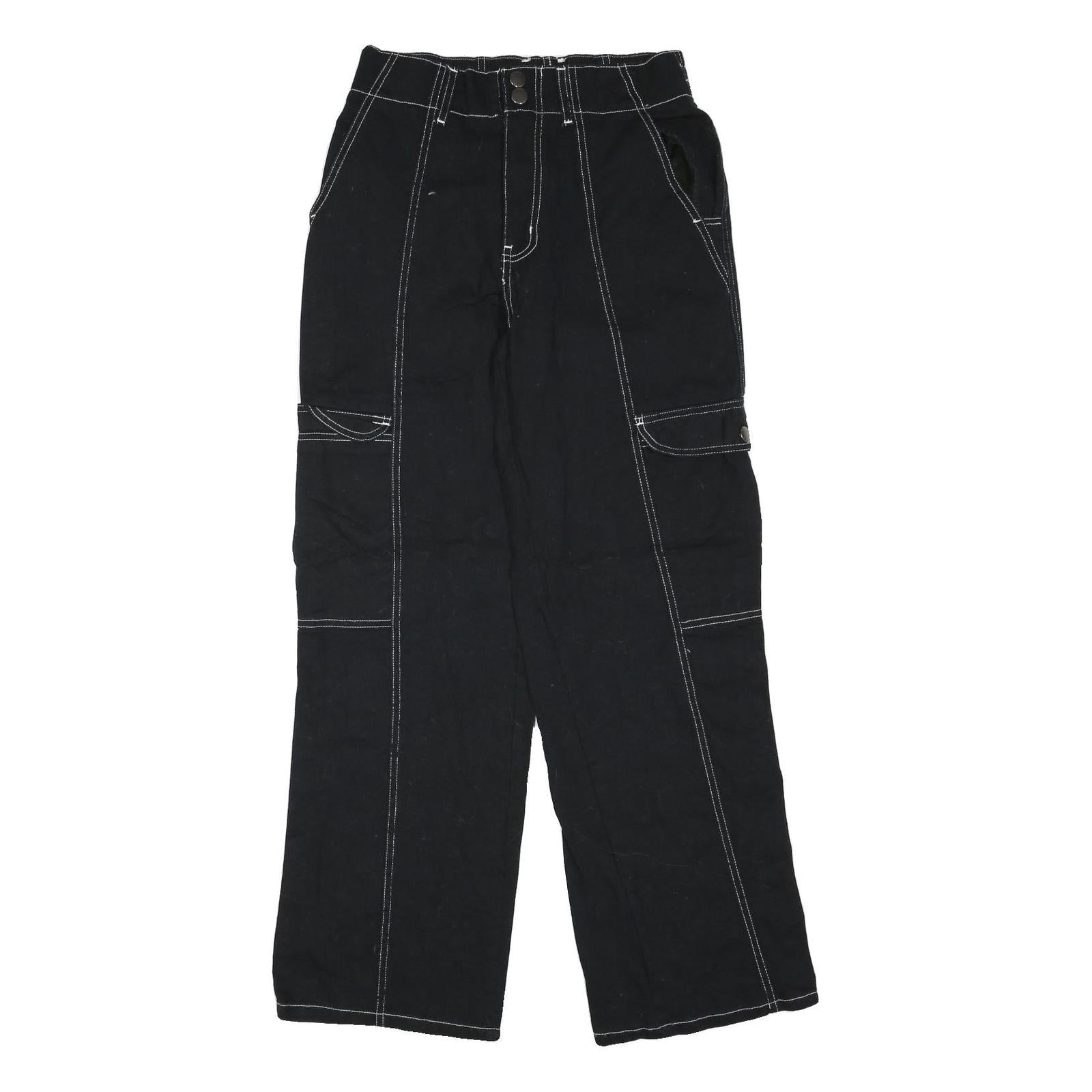 Buy Womens Black Regular Fit Straight Cotton Blend Jeans W28 L29 Contrast Stitching Refurbished - $23.39 Womens Black Regular Fit Straight Cotton Blend Jeans W28 L29 Contrast Stitching Refurbished - N/A refurbished available on Cerqular