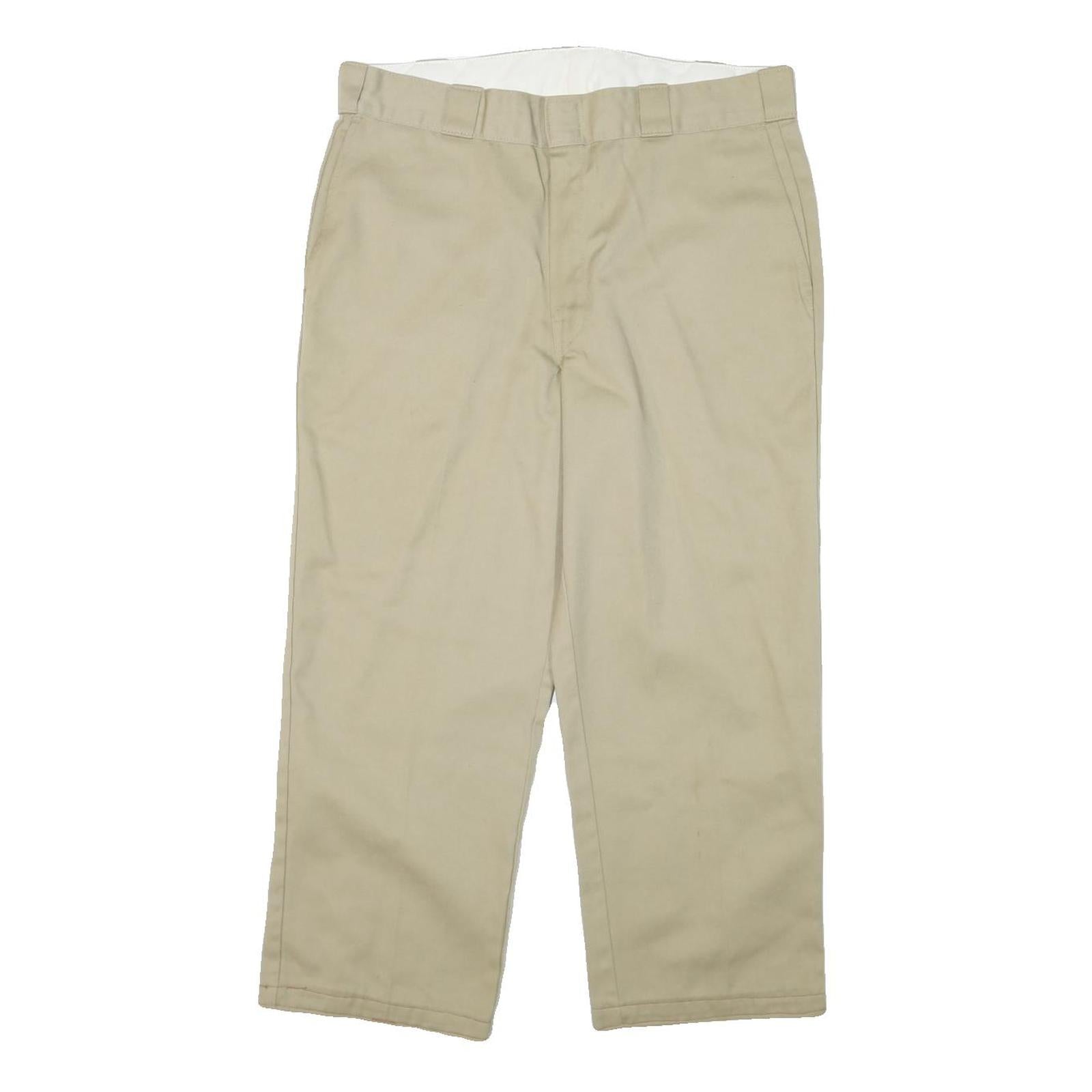 Buy DICKIES Mens Cotton Blend Beige Regular Fit Straight Leg Trousers W34 L25 Refurbished - $42.89 DICKIES Mens Cotton Blend Beige Regular Fit Straight Leg Trousers W34 L25 Refurbished - N/A refurbished available on Cerqular