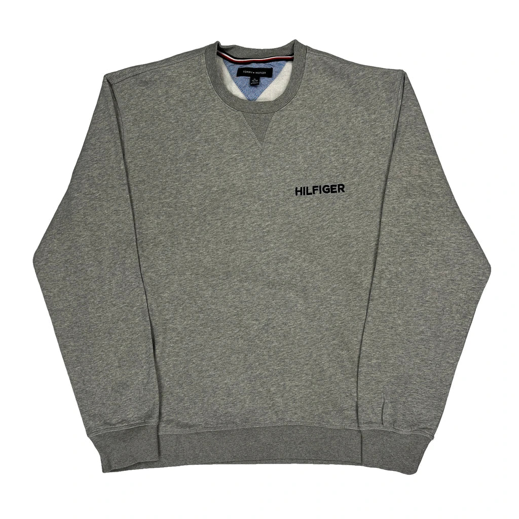 Buy Hilfiger Tommy Hilfiger Sweatshirt - XL Grey Cotton Refurbished - $46.89 Hilfiger Tommy Hilfiger Sweatshirt - XL Grey Cotton Refurbished - Thrifted (note: this is a term often used to describe second- refurbished available on Cerqular