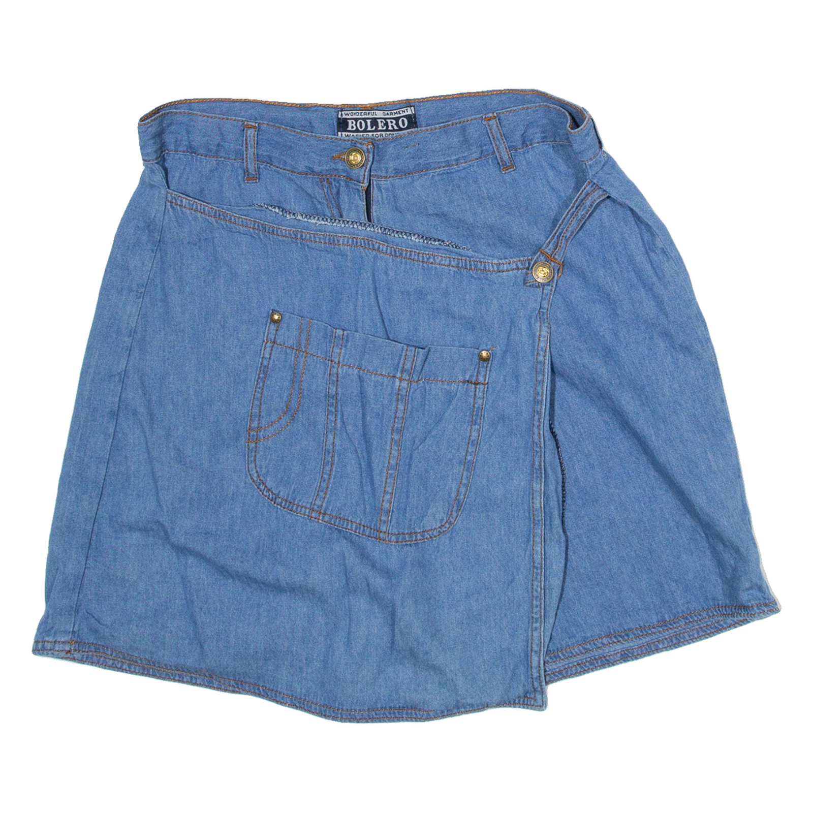 BOLERO Womens Casual Shorts Blue M W30 Refurbished - N/A refurbished available on Cerqular