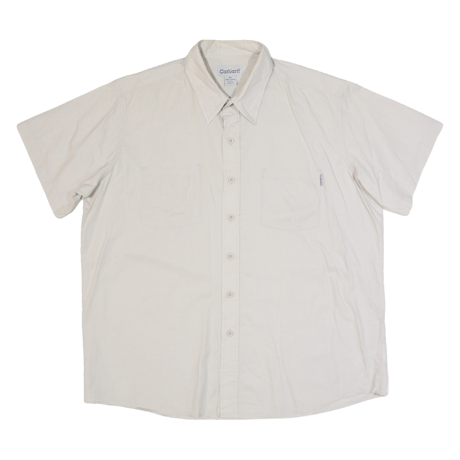 CARHARTT Mens Worker Shirt Cream XL Refurbished - N/A refurbished available on Cerqular
