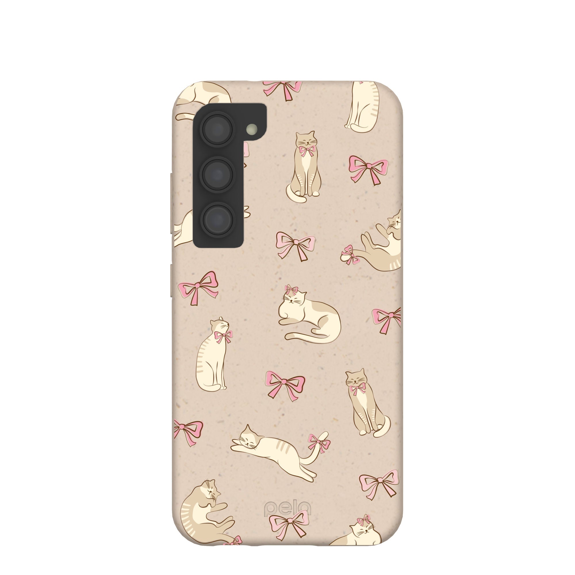 Seashell Purrfect Samsung Galaxy S23 Case Refurbished - Pela Case refurbished available on Cerqular