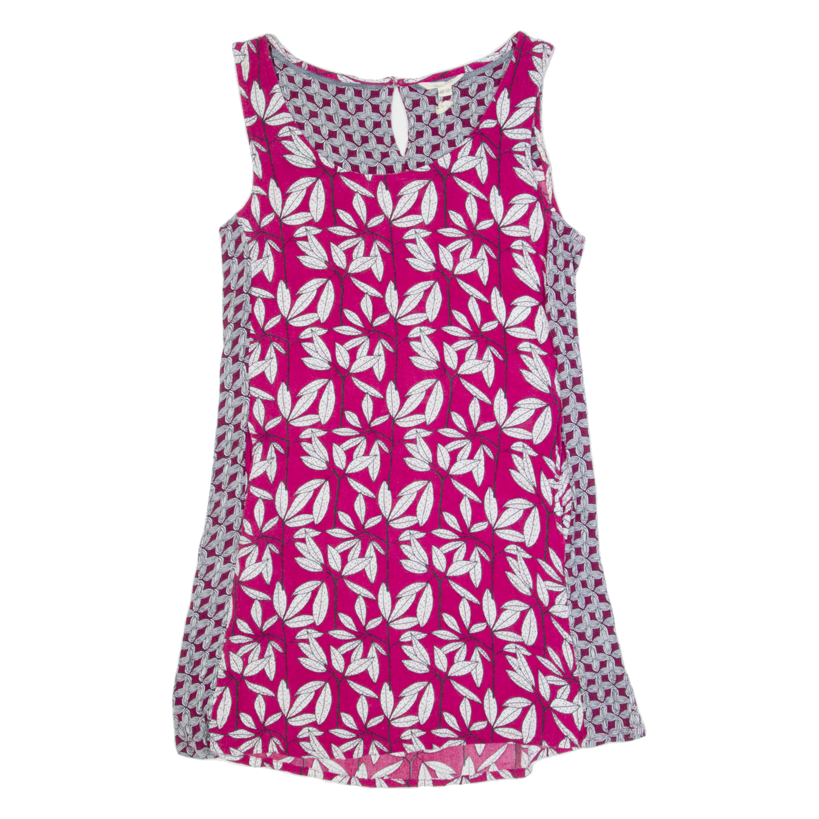 WHITE STUFF Womens Day Dress Red Floral Sleeveless Knee Length UK 12 Refurbished - N/A refurbished available on Cerqular