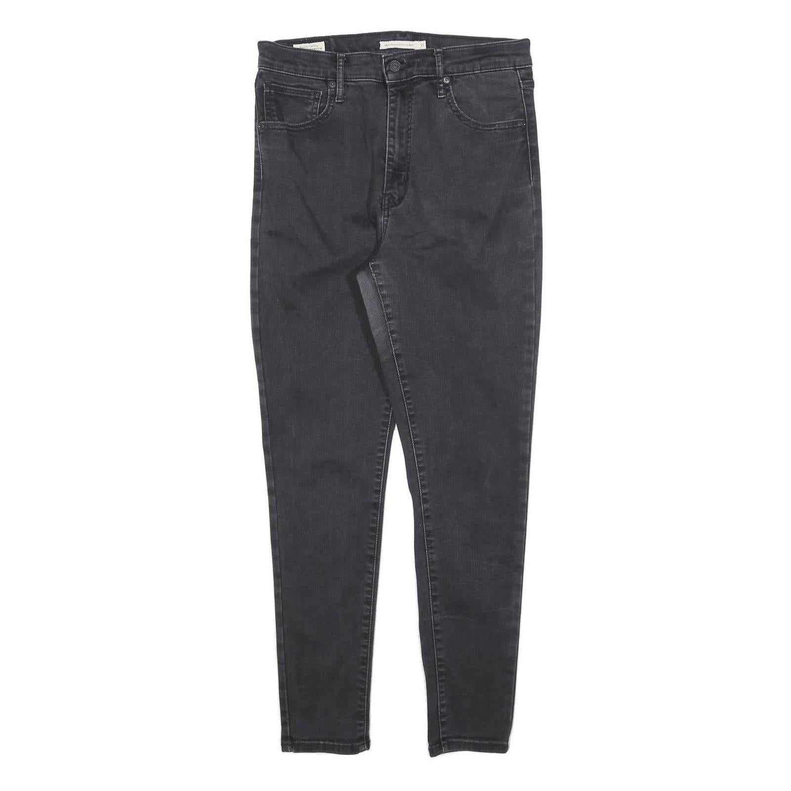 LEVI'S Womens Slim Black Denim Skinny Jeans Cotton Blend Zip W31 L30 Classic Fit Refurbished - N/A refurbished available on Cerqular