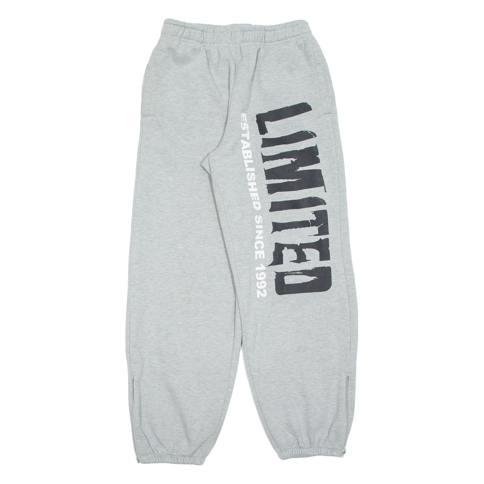 FISHBONE Womens Joggers Grey Tapered L W26 L29 Refurbished - N/A refurbished available on Cerqular