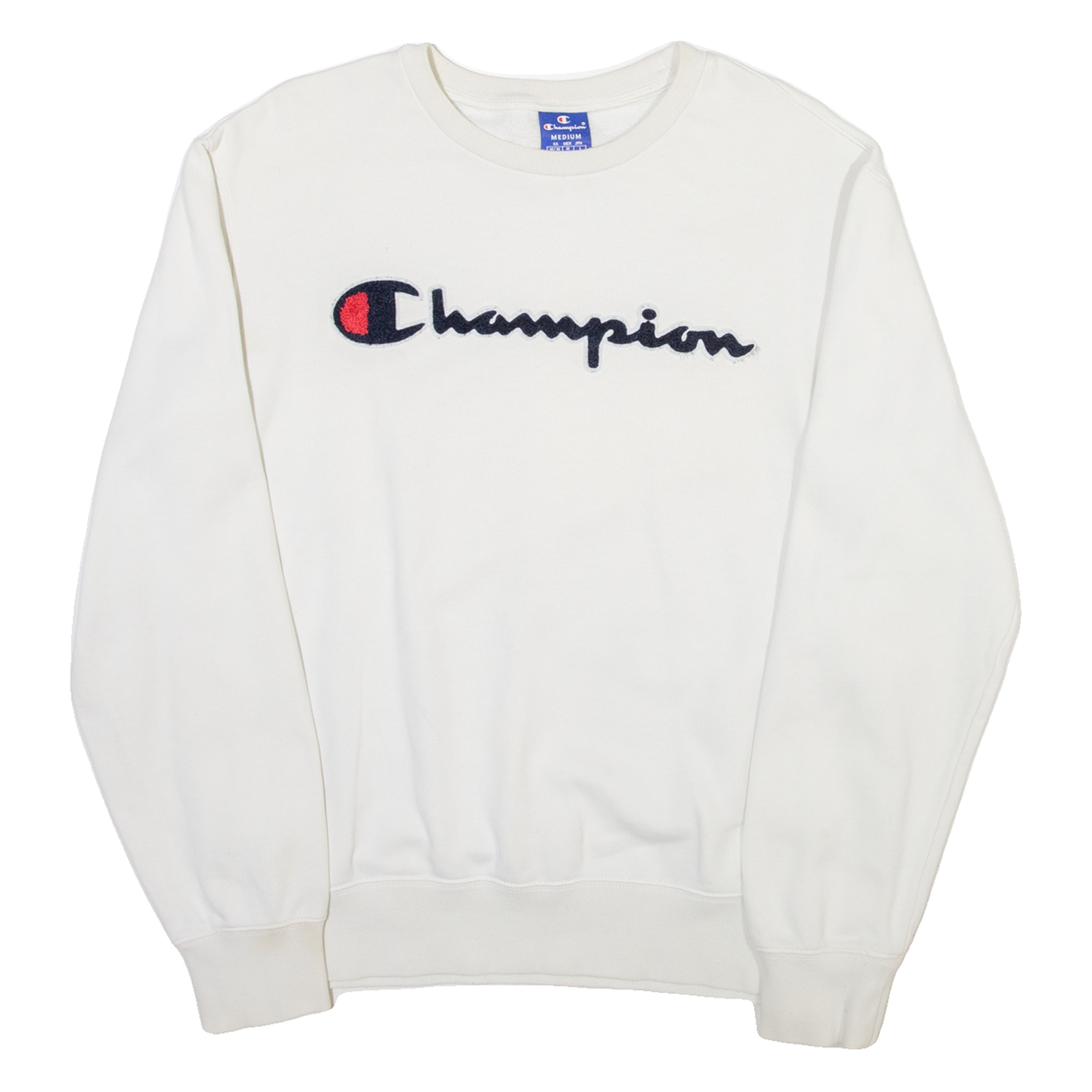 Buy CHAMPION Mens Sweatshirt White Crew Neck M Refurbished - $28.59 CHAMPION Mens Sweatshirt White Crew Neck M Refurbished - N/A refurbished available on Cerqular