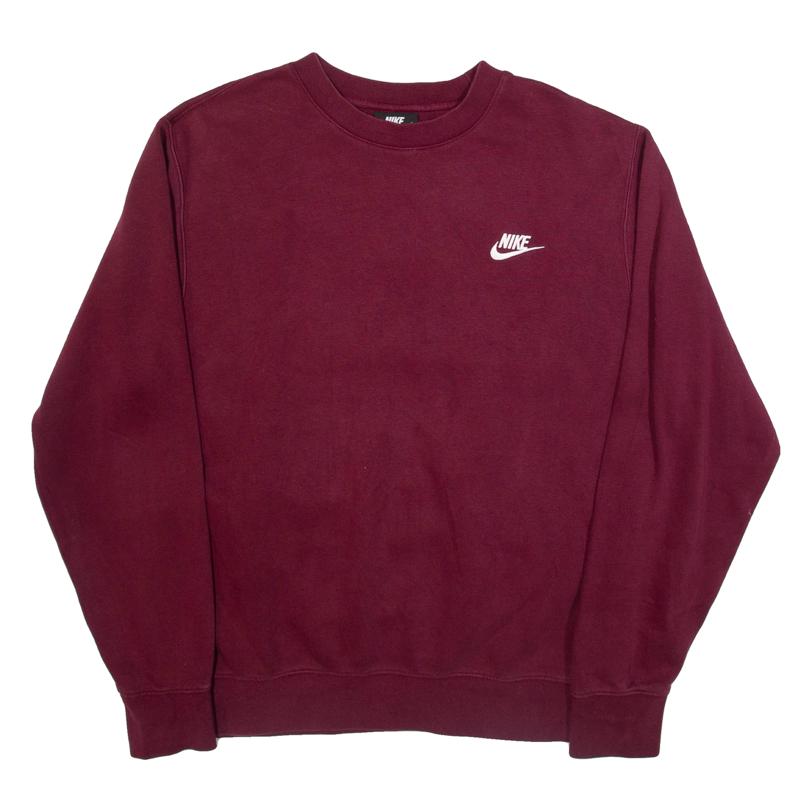 NIKE Mens Sweatshirt Maroon S Refurbished - N/A refurbished available on Cerqular