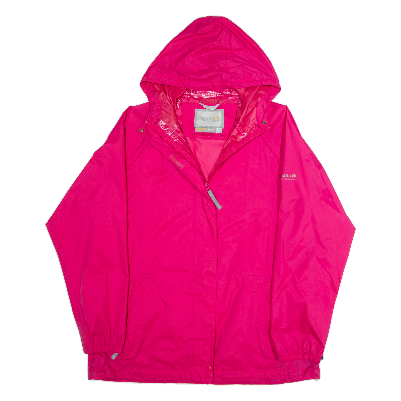 REGATTA Womens Rain Jacket Pink Hooded XL Refurbished - N/A refurbished available on Cerqular