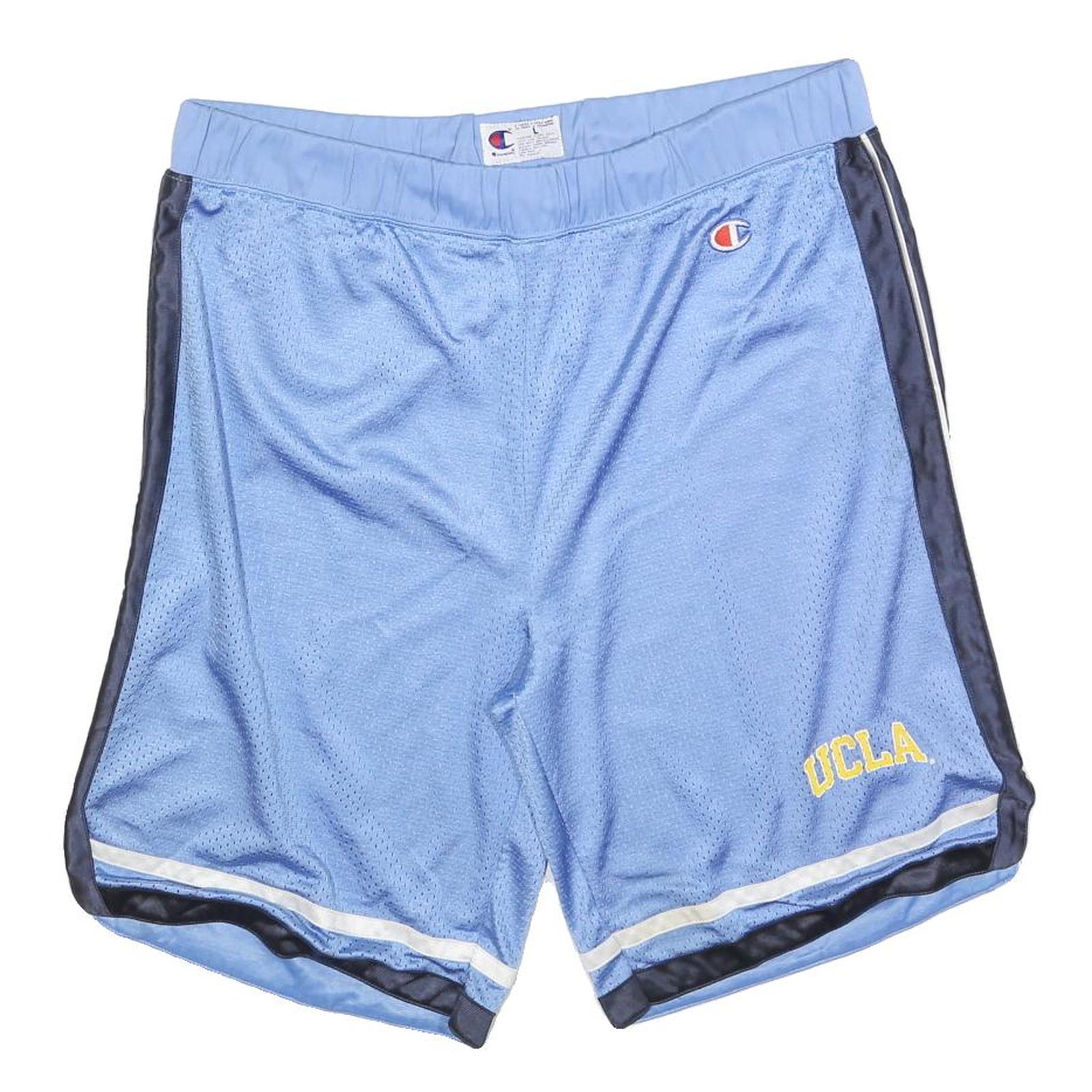 CHAMPION Mens Shorts Blue & Navy UCLA Sports Regular L W34 Refurbished - N/A refurbished available on Cerqular