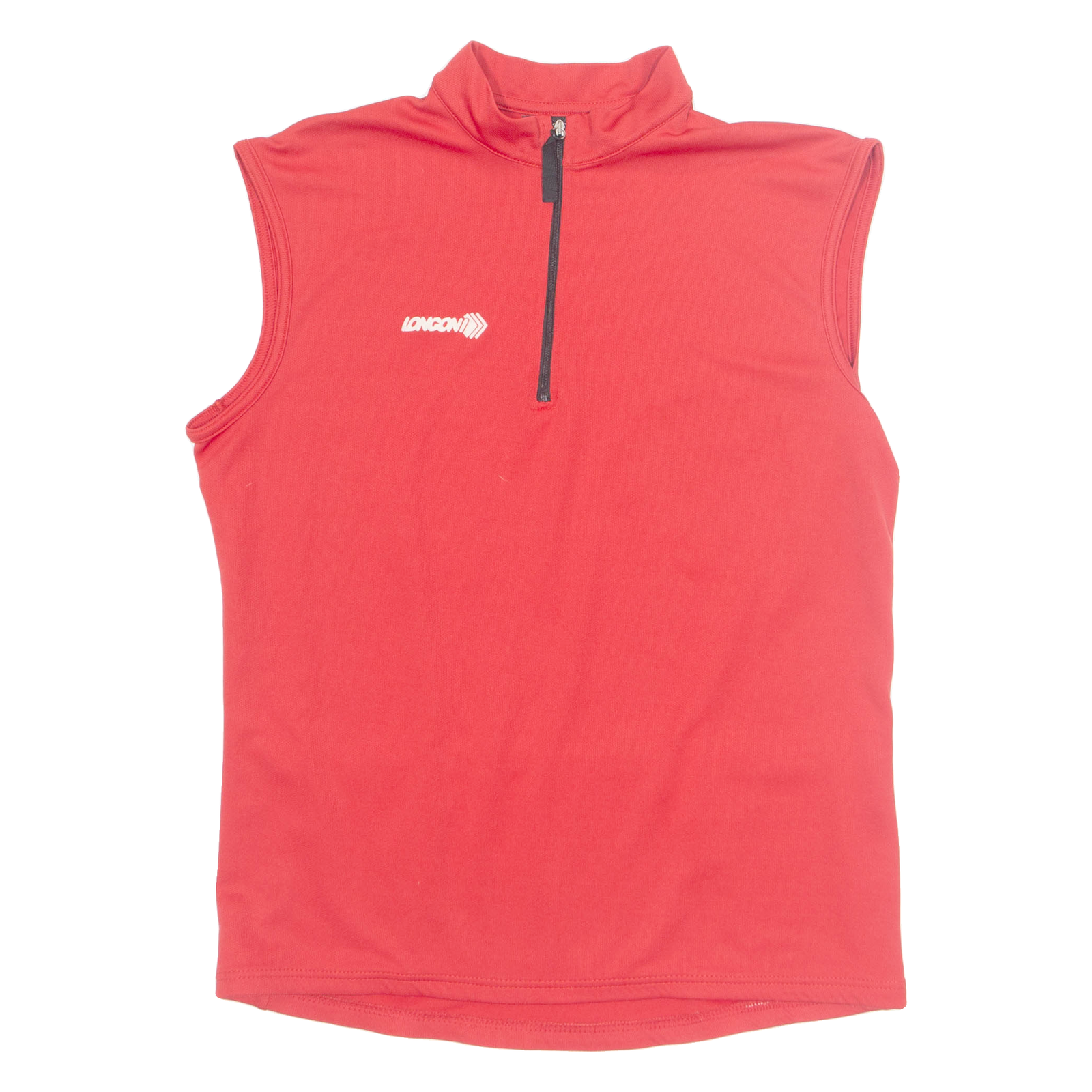 LONGONI Mens Jersey Red Sleeveless L Refurbished - N/A refurbished available on Cerqular