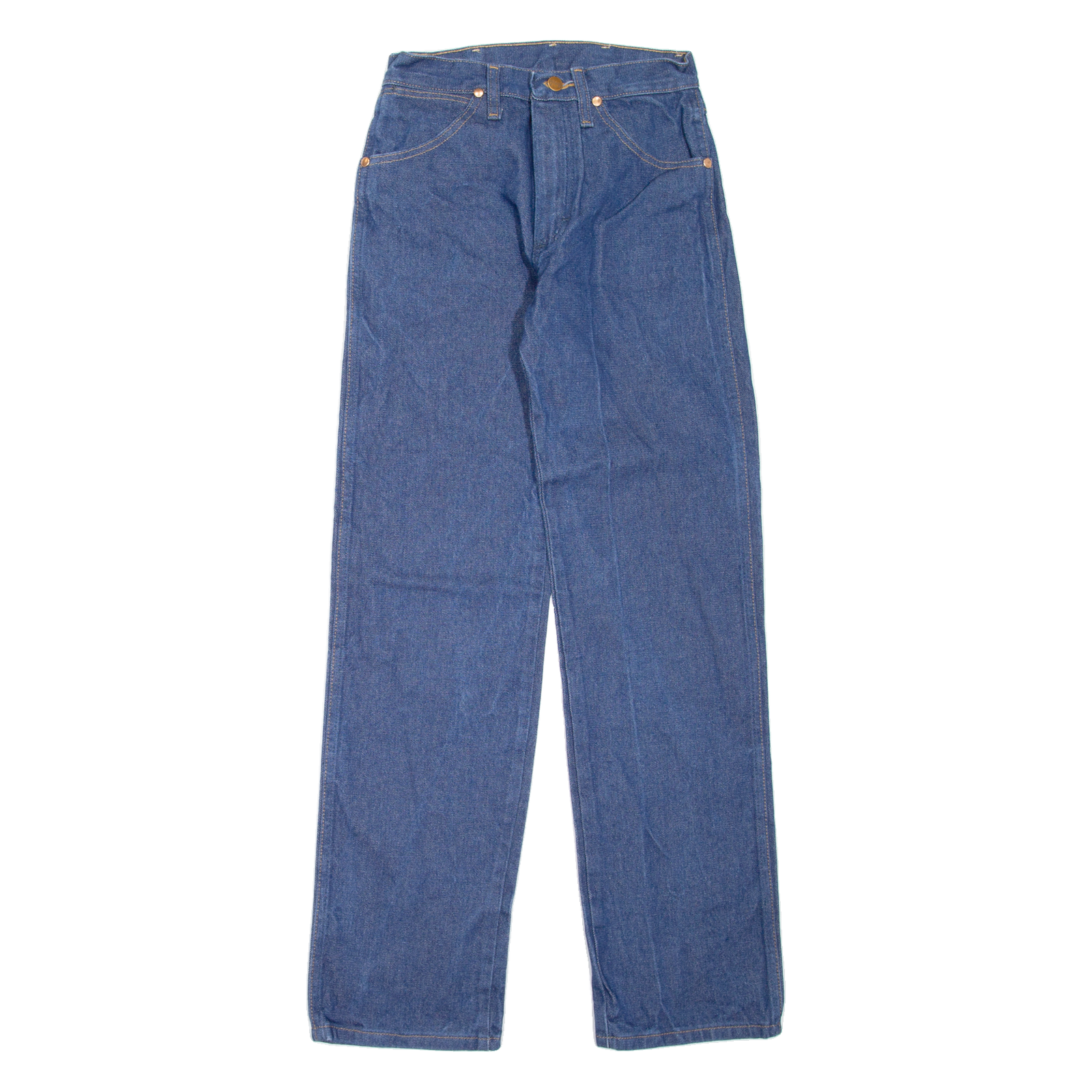 WRANGLER Womens Jeans Blue Regular Straight W24 L32 Refurbished - N/A refurbished available on Cerqular