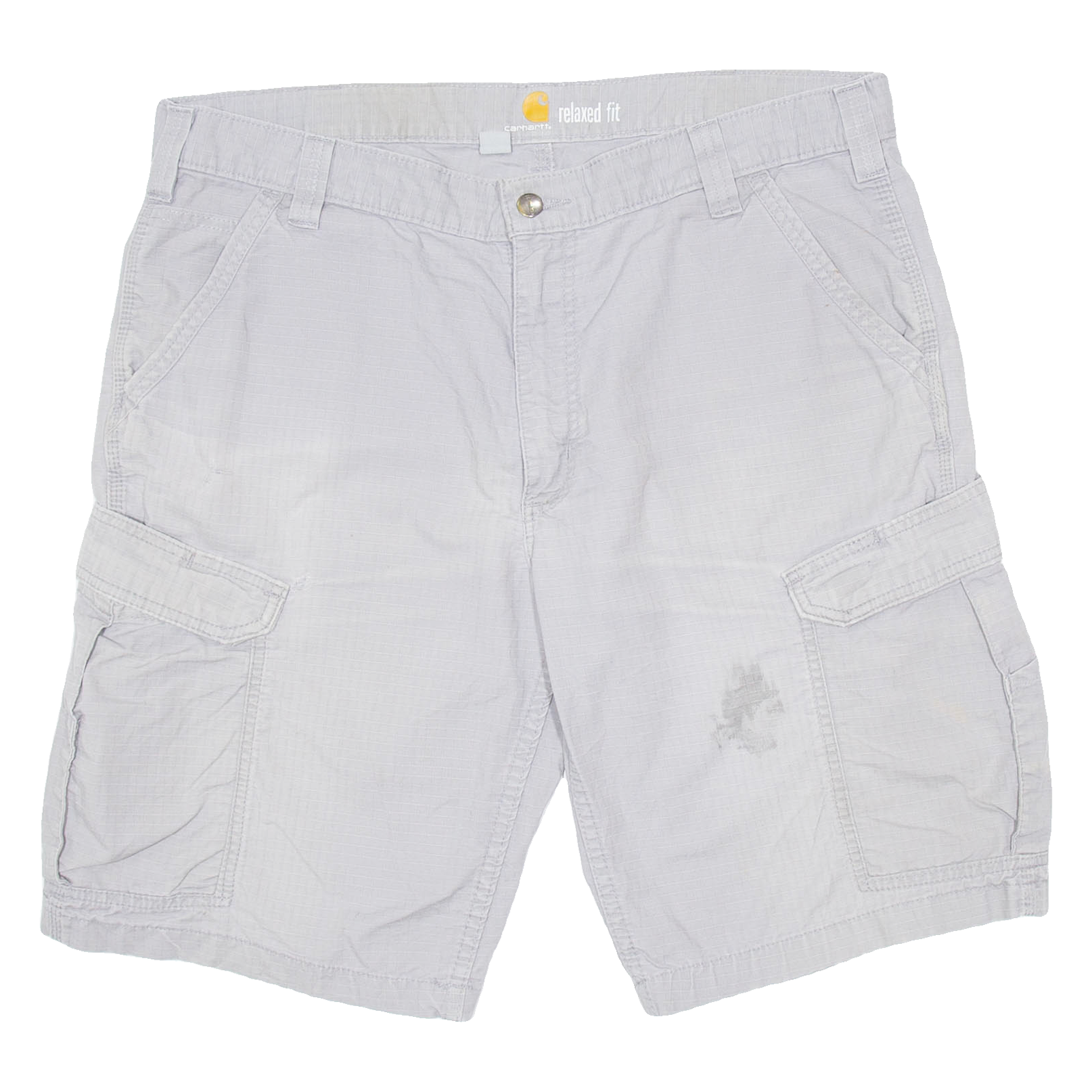 CARHARTT Mens Workwear Shorts Grey Relaxed XL W38 Refurbished - N/A refurbished available on Cerqular