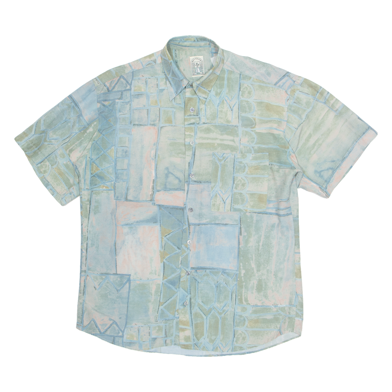 Buy JEAN CHATEL Womens Printed Shirt Green Collared Off Shoulder Crazy Pattern L Refurbished - $16.89 JEAN CHATEL Womens Printed Shirt Green Collared Off Shoulder Crazy Pattern L Refurbished - N/A refurbished available on Cerqular
