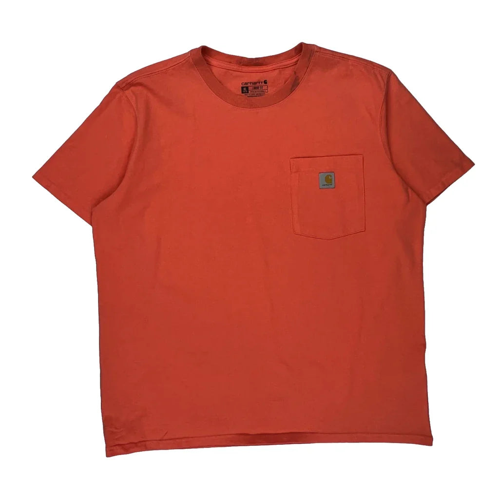 Buy Carhartt T-Shirt - XL Orange Cotton Refurbished - $26.79 Carhartt T-Shirt - XL Orange Cotton Refurbished - Thrifted (note: this is a term often used to describe second- refurbished available on Cerqular