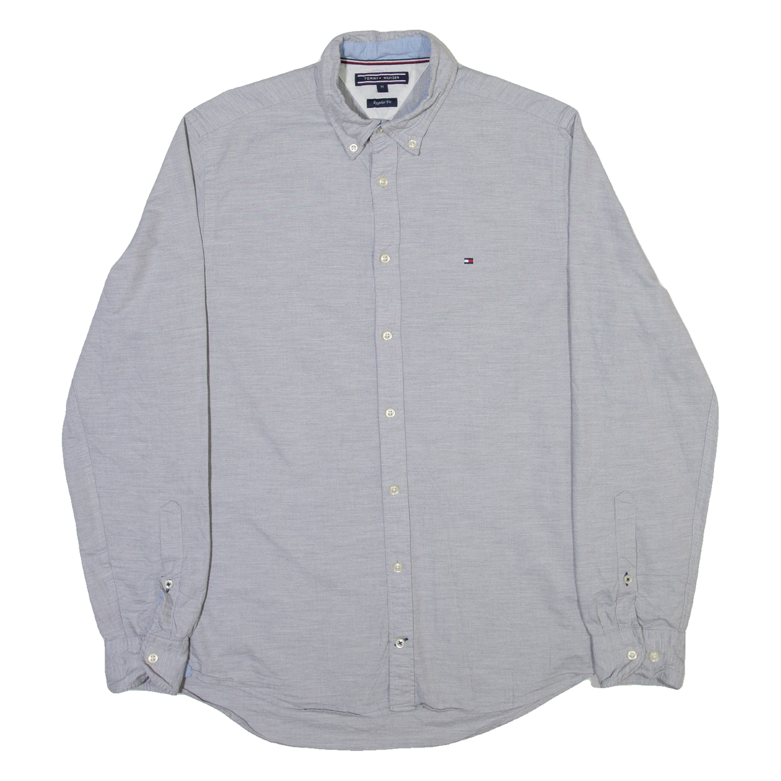 TOMMY BAHAMA Mens Plain Shirt Grey Long Sleeve M Refurbished - N/A refurbished available on Cerqular
