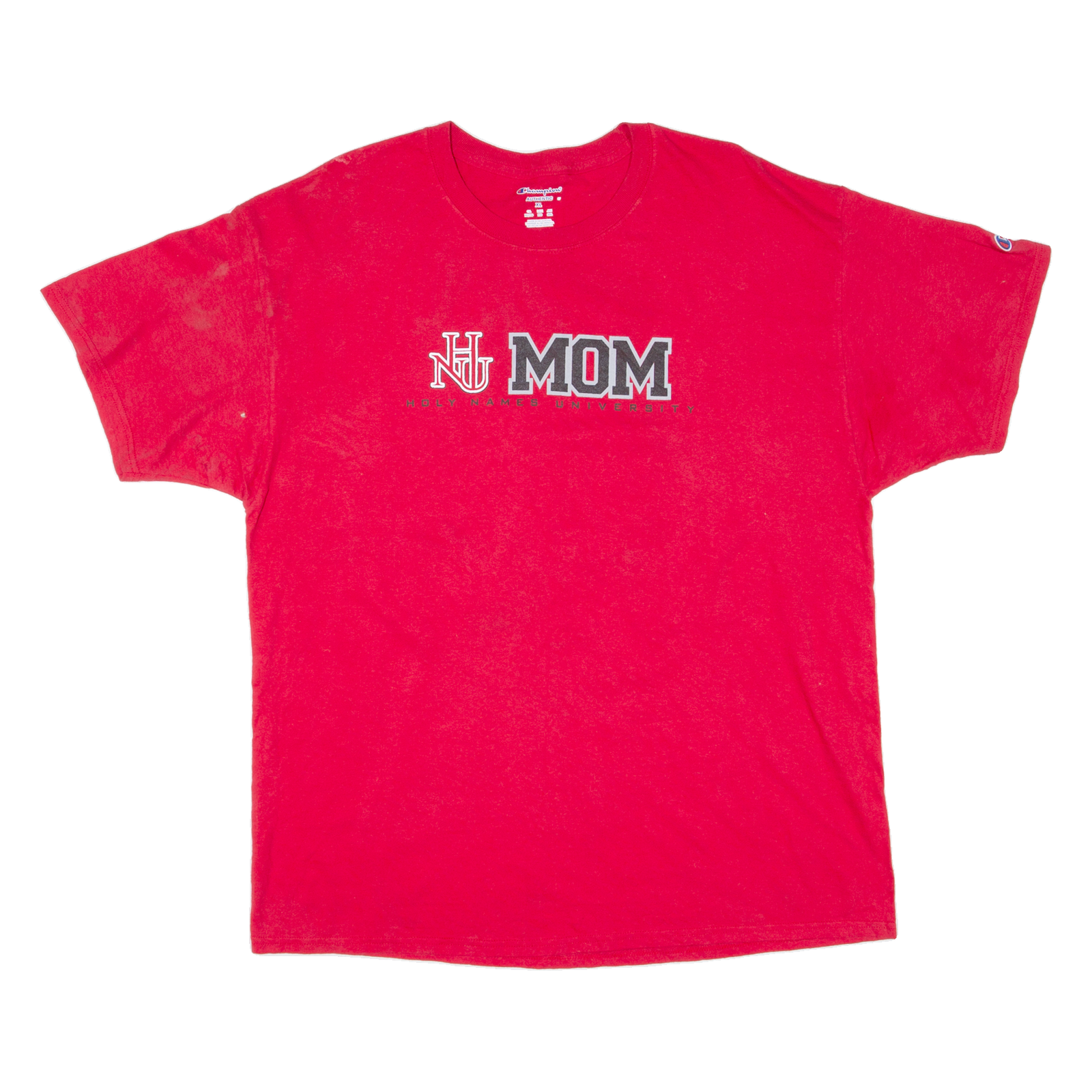 CHAMPION Holy Names University Mens T-Shirt Red USA XL Refurbished - N/A refurbished available on Cerqular