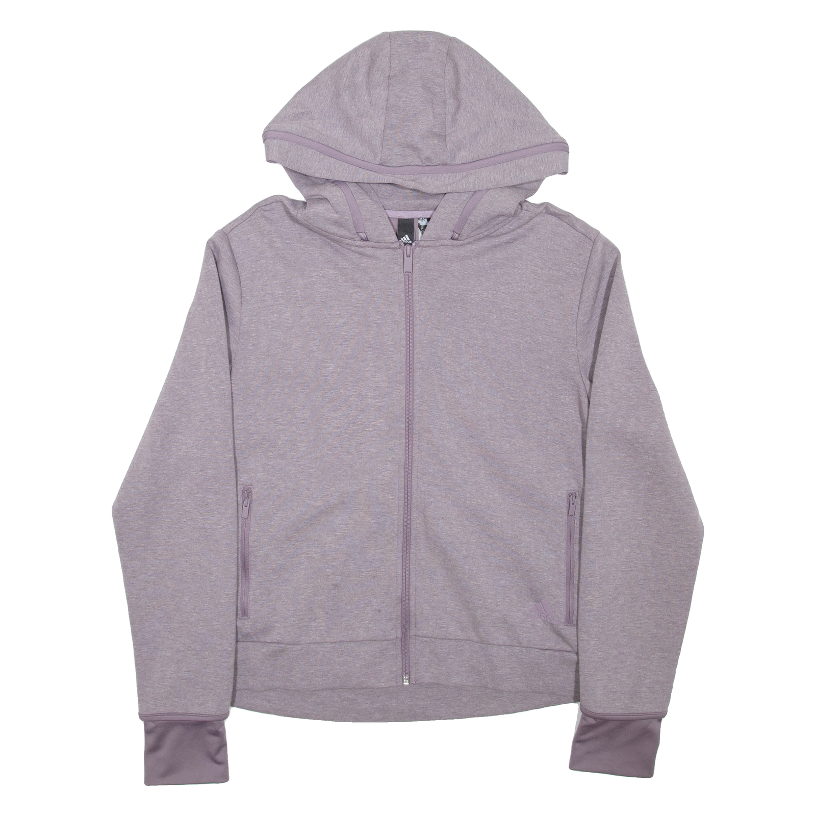 ADIDAS Womens Purple Hoodie Full Zip L Refurbished - N/A refurbished available on Cerqular