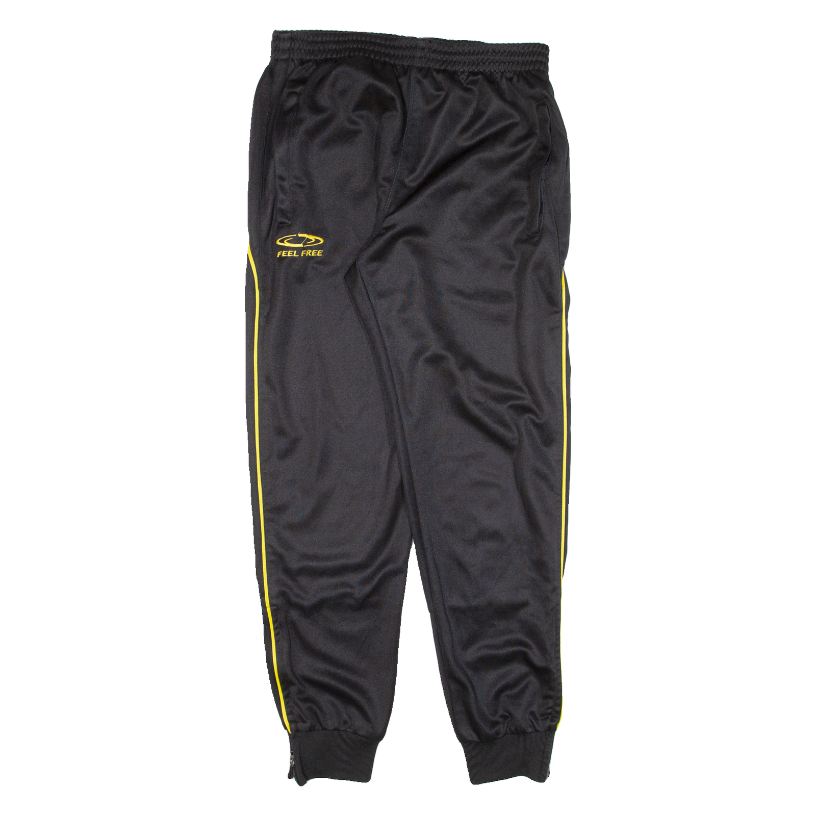 FEEL FREE Mens Track Pants Black Tapered M W28 L28 Refurbished - N/A refurbished available on Cerqular