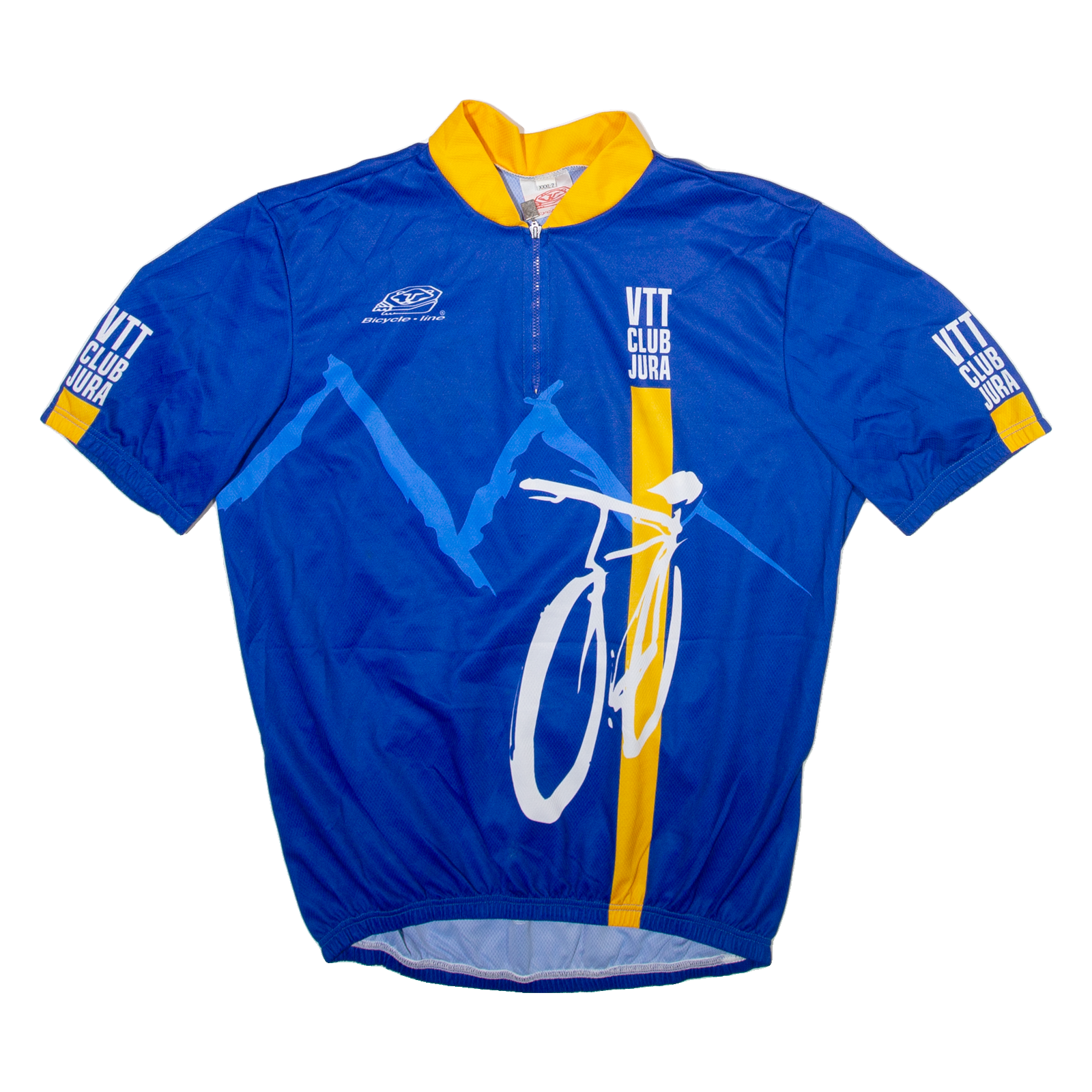 BICYCLE LINE Mens Jersey Blue 1/4 Zip 3XL Refurbished - N/A refurbished available on Cerqular