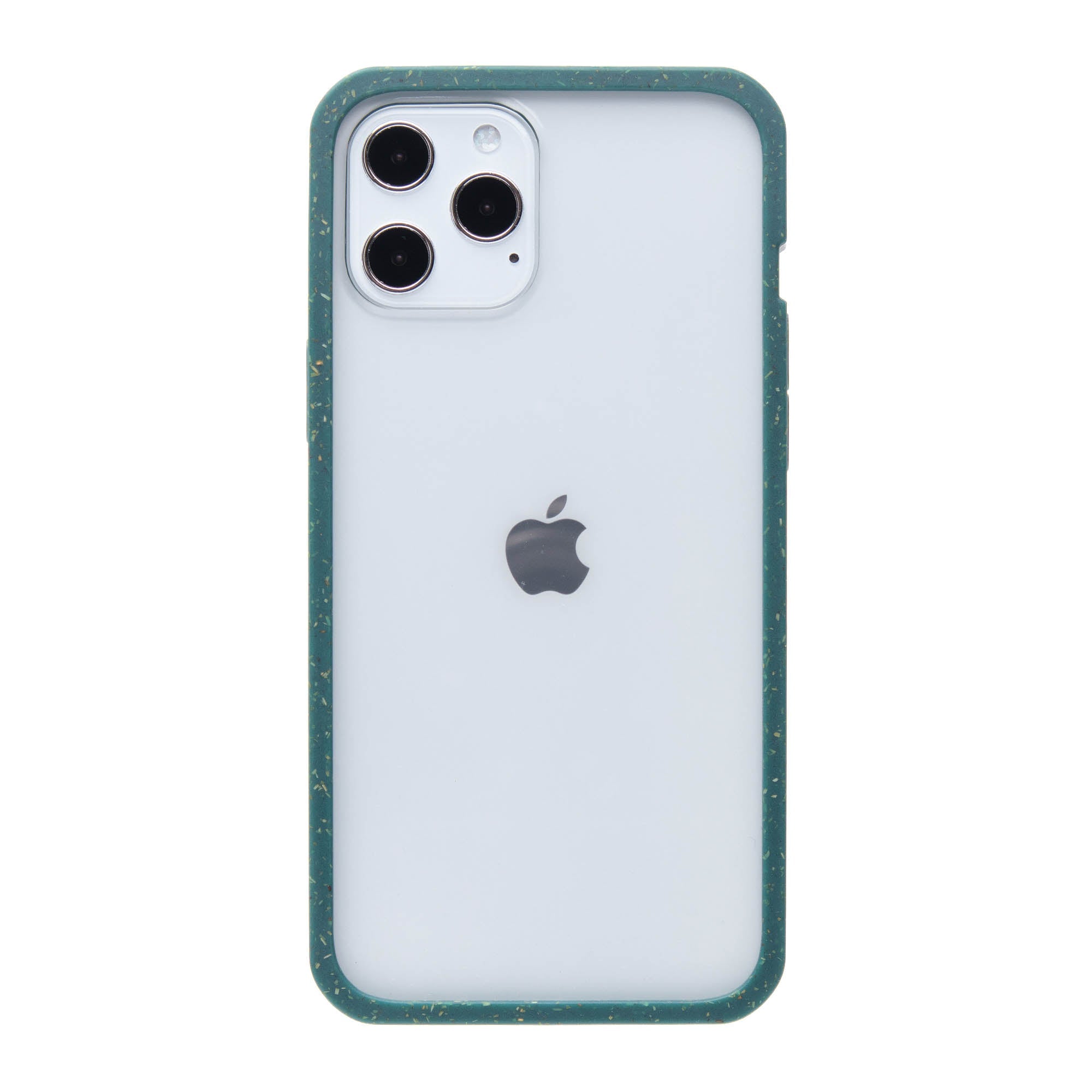 Clear iPhone 12 Pro Max Case with Green Ridge Refurbished - Pela Case refurbished available on Cerqular