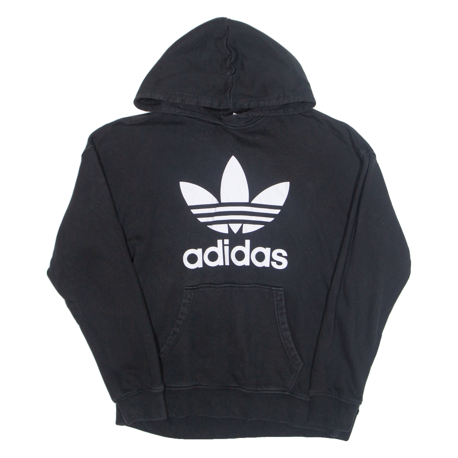 ADIDAS ORIGINALS Womens Black Hoodie UK 14 Refurbished - N/A refurbished available on Cerqular