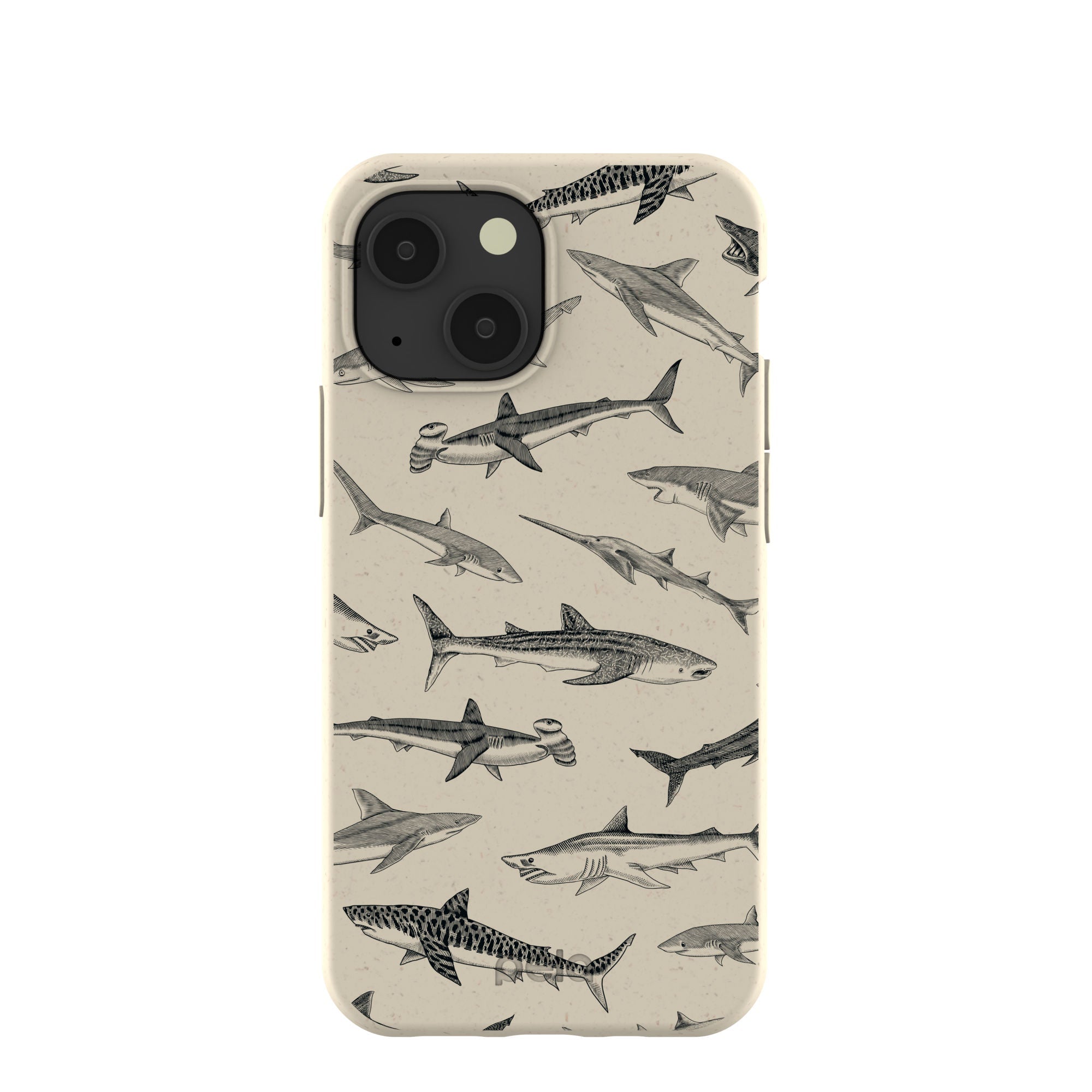 London Fog Shark World iPhone 13 Mini Case Refurbished - Pela Case refurbished available on Cerqular