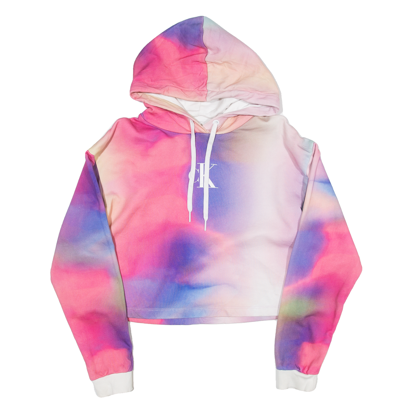 CALVIN KLEIN Mens Pink Hoodie S Refurbished - N/A refurbished available on Cerqular