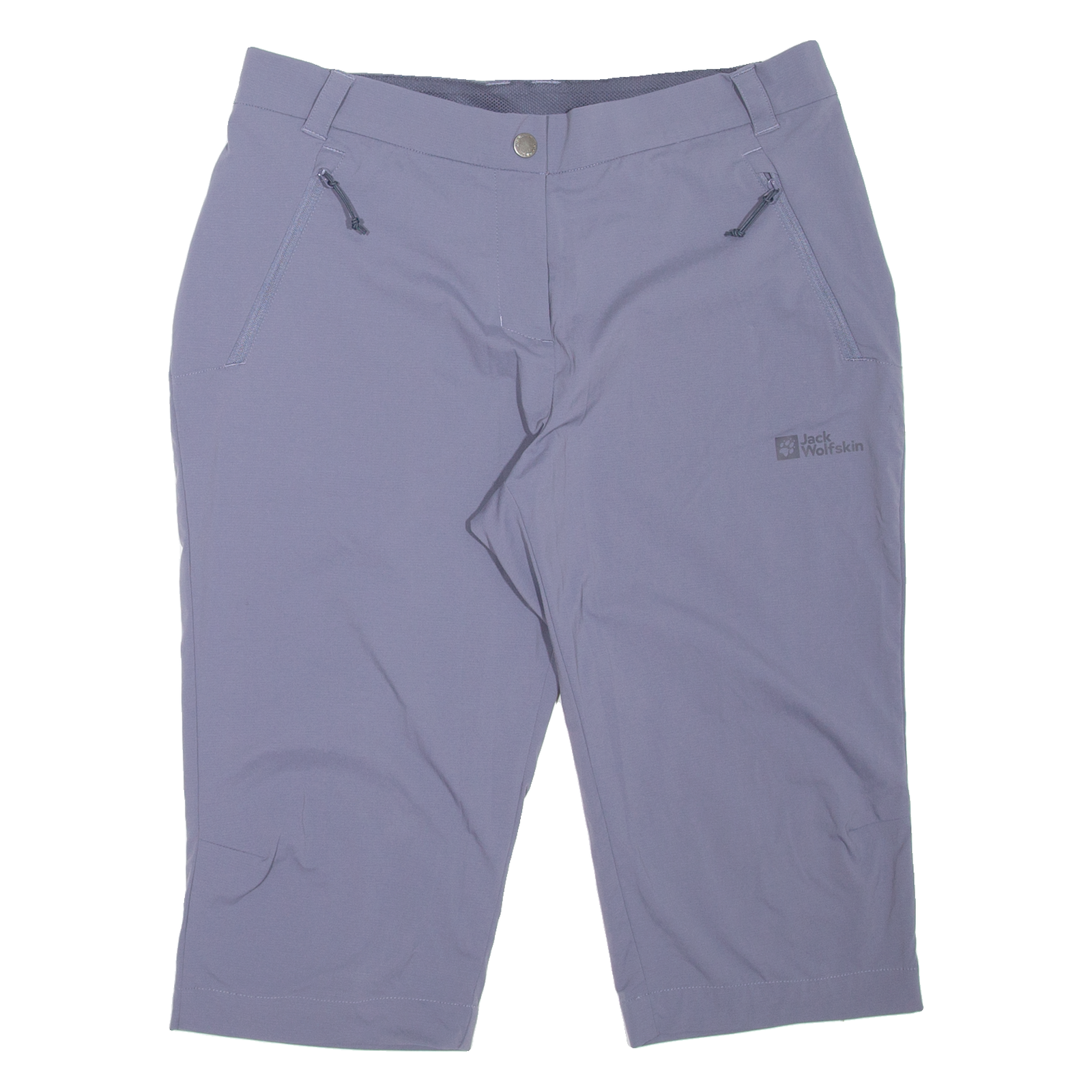 JACK WOLFSKIN Outdoor Womens Casual Shorts Blue UK 12 W30 Refurbished - N/A refurbished available on Cerqular
