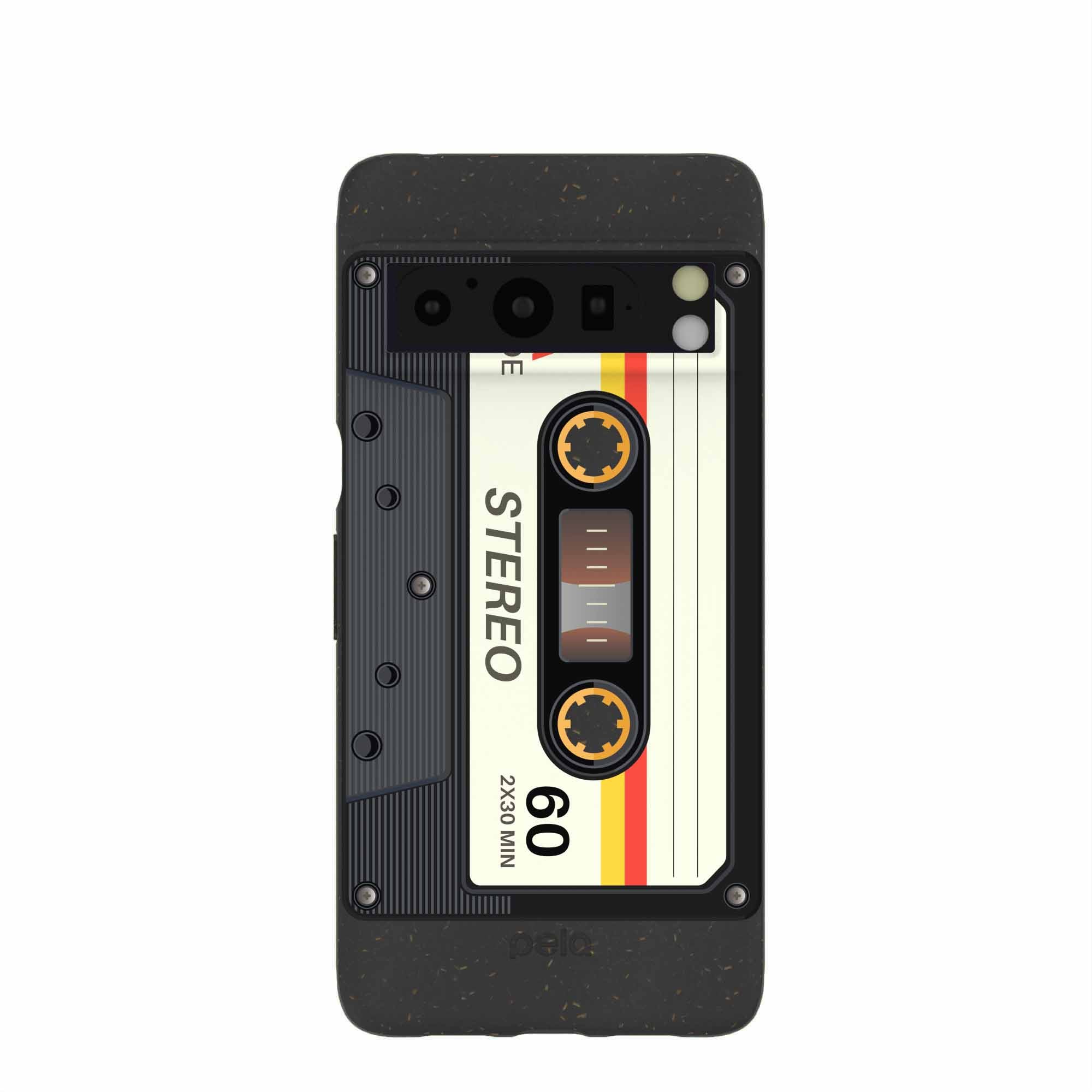Buy Black Cassette Google Pixel 8 Pro Case Refurbished - $65.00 Black Cassette Google Pixel 8 Pro Case Refurbished - Pela Case refurbished available on Cerqular