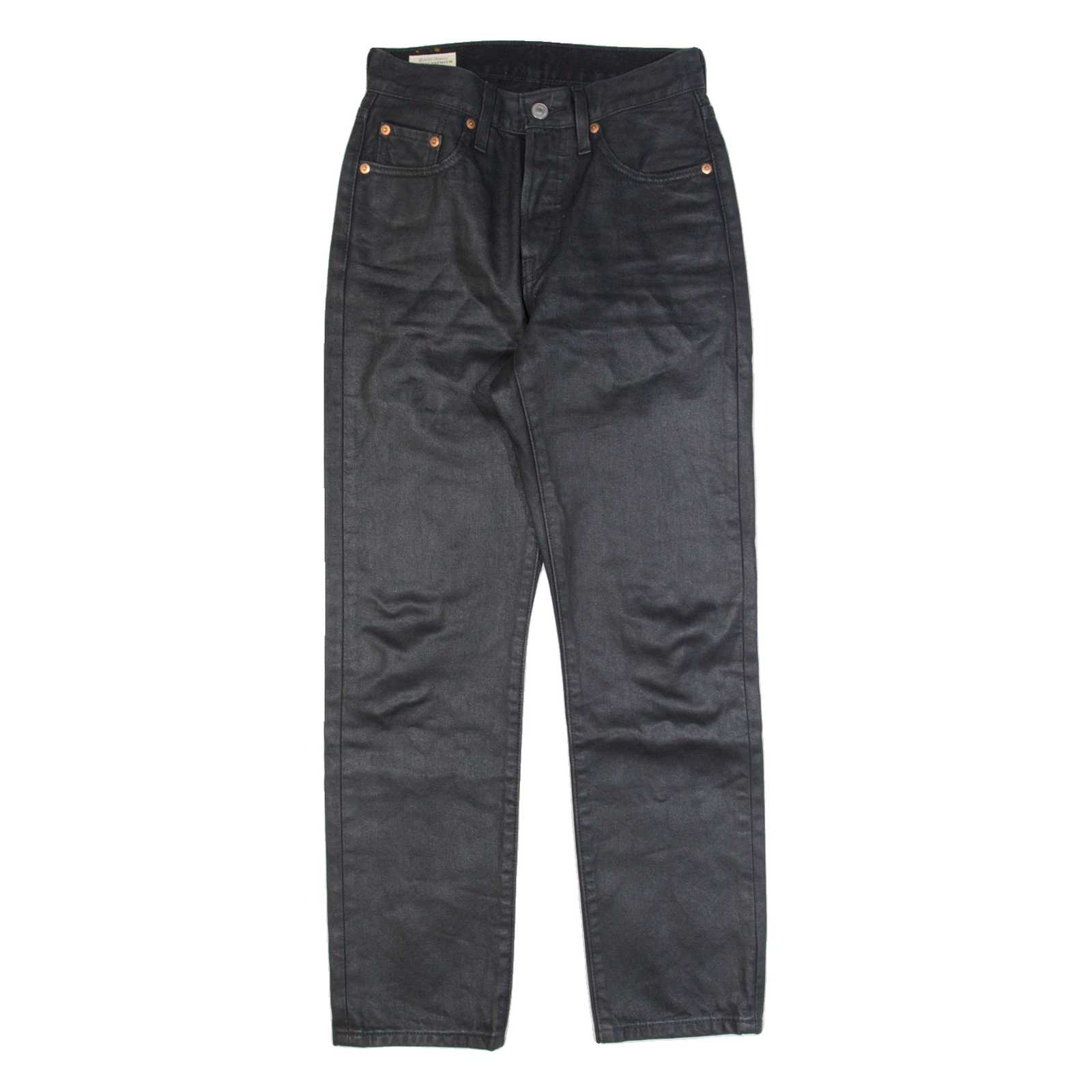 LEVI'S 501 BIG E Womens Jeans Black Regular Straight W24 L28 Refurbished - N/A refurbished available on Cerqular
