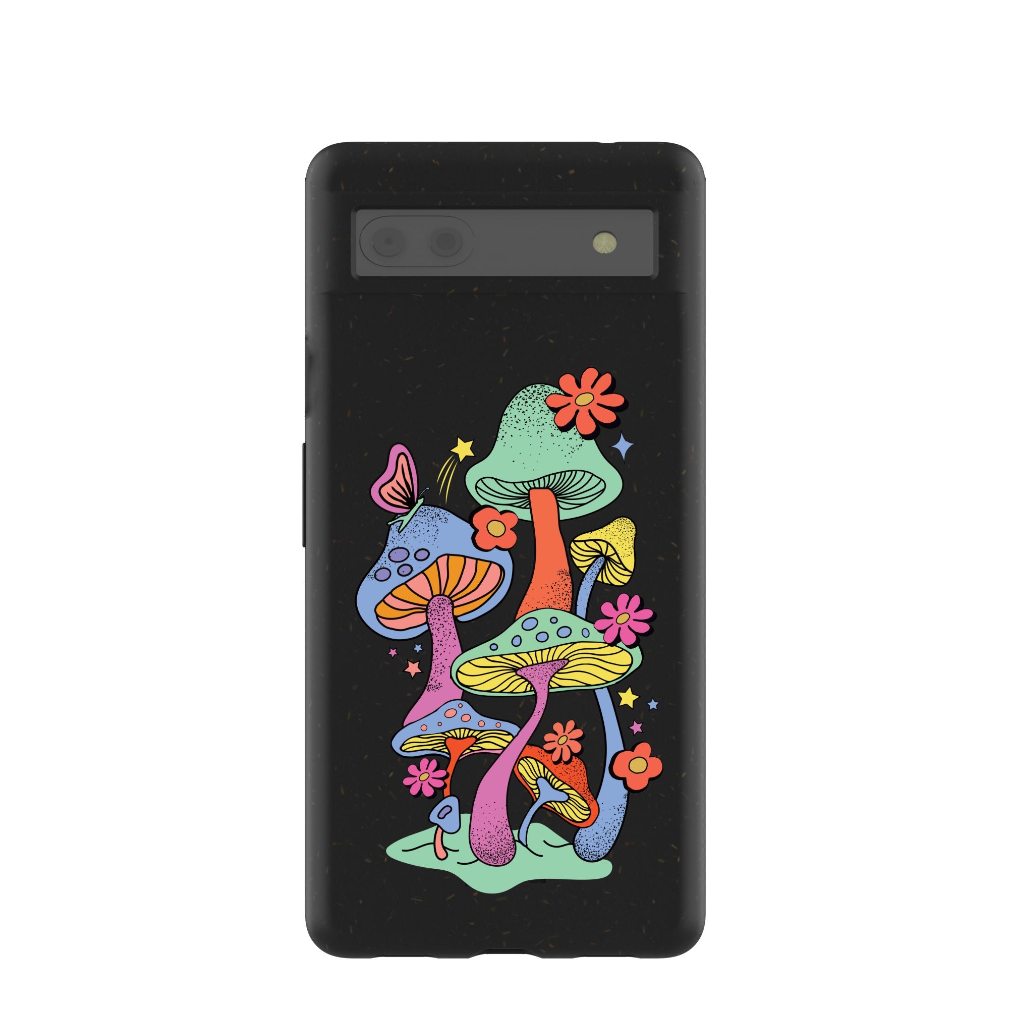 Black Magical Forest Google Pixel 6a Case Refurbished - Pela Case refurbished available on Cerqular