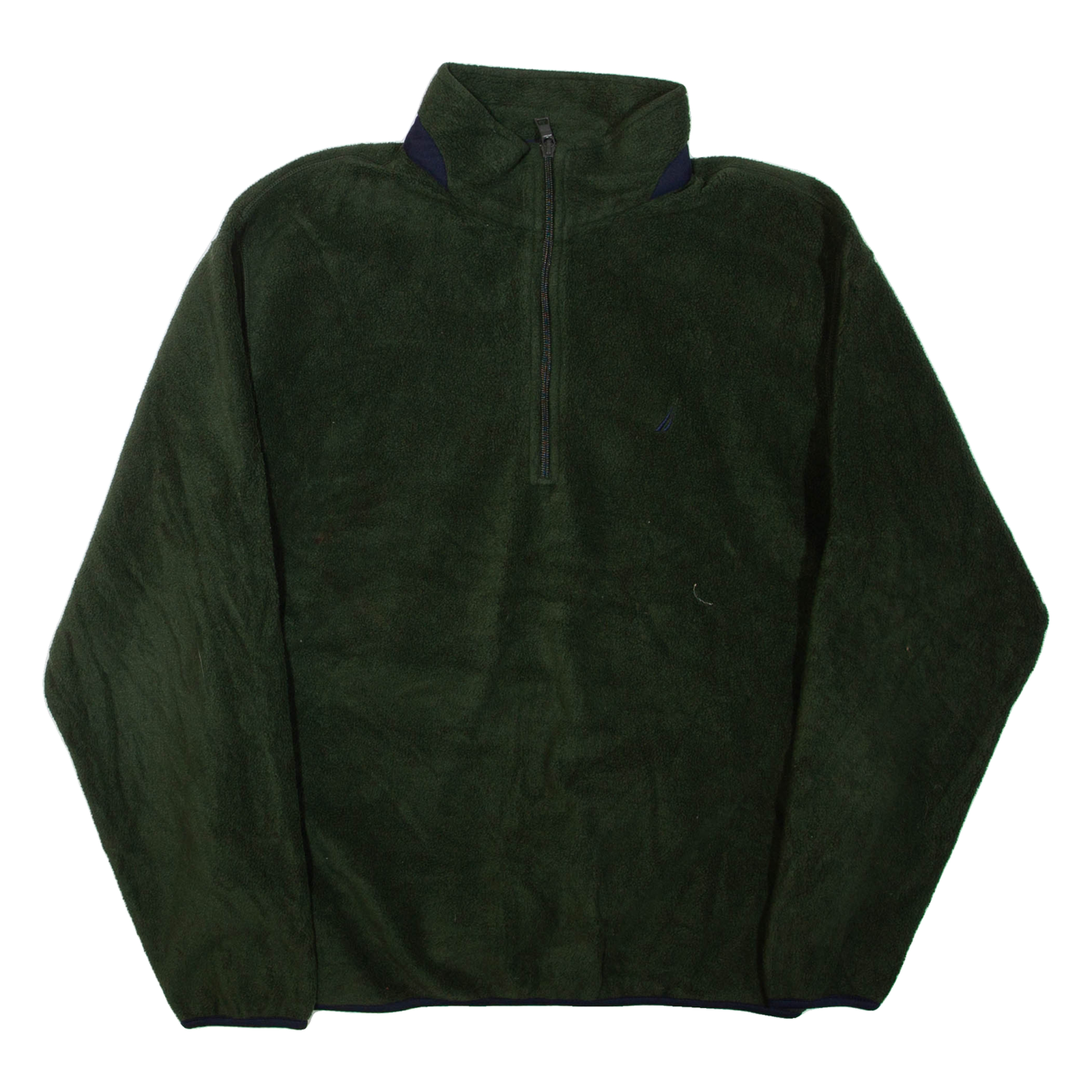 NAUTICA Mens Fleece Green 1/4 Zip M Refurbished - N/A refurbished available on Cerqular