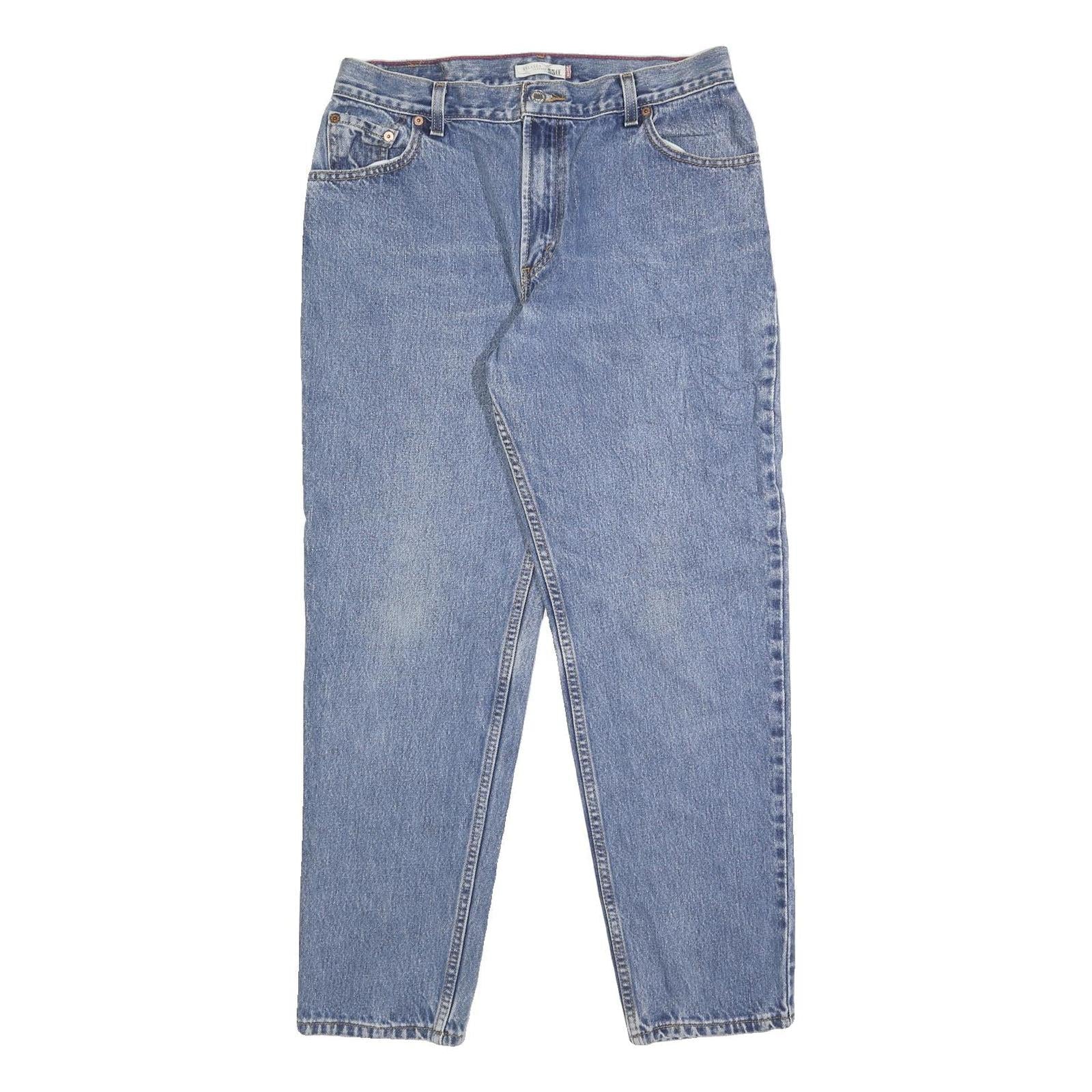 LEVI'S 550 Womens Jeans Blue Relaxed Straight Denim Medium W31 L29 Classic Fit Refurbished - N/A refurbished available on Cerqular