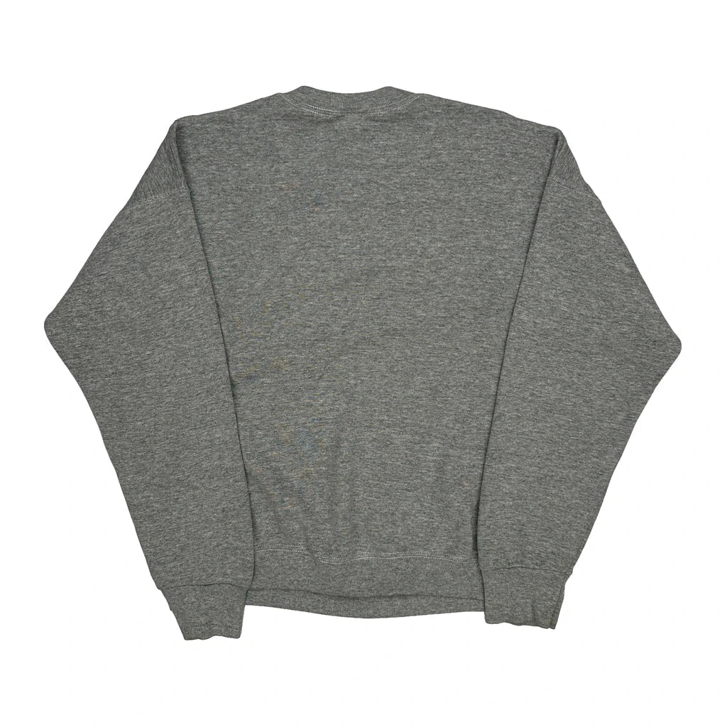 Disney Sweatshirt - Large Grey Cotton Blend Refurbished - Thrifted (note: this is a term often used to describe second- refurbished available on Cerqular