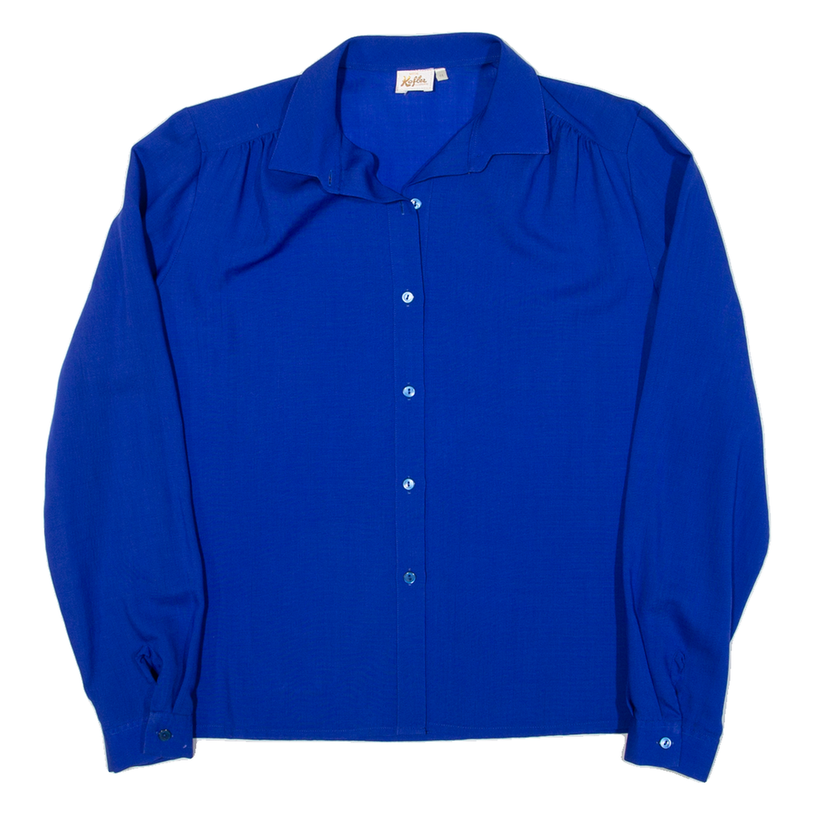 Womens Plain Shirt Blue Long Sleeve M Refurbished - N/A refurbished available on Cerqular