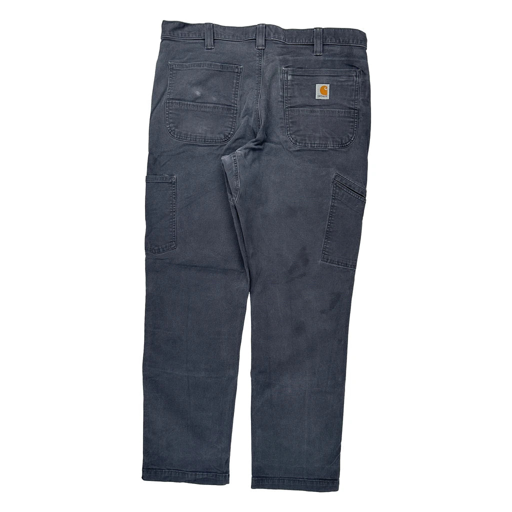 Buy Carhartt Double Knee Carpenter Trousers - 36W 32L Grey Cotton Refurbished - $107.19 Carhartt Double Knee Carpenter Trousers - 36W 32L Grey Cotton Refurbished - Thrifted (note: this is a term often used to describe second- refurbished available on Cerqular