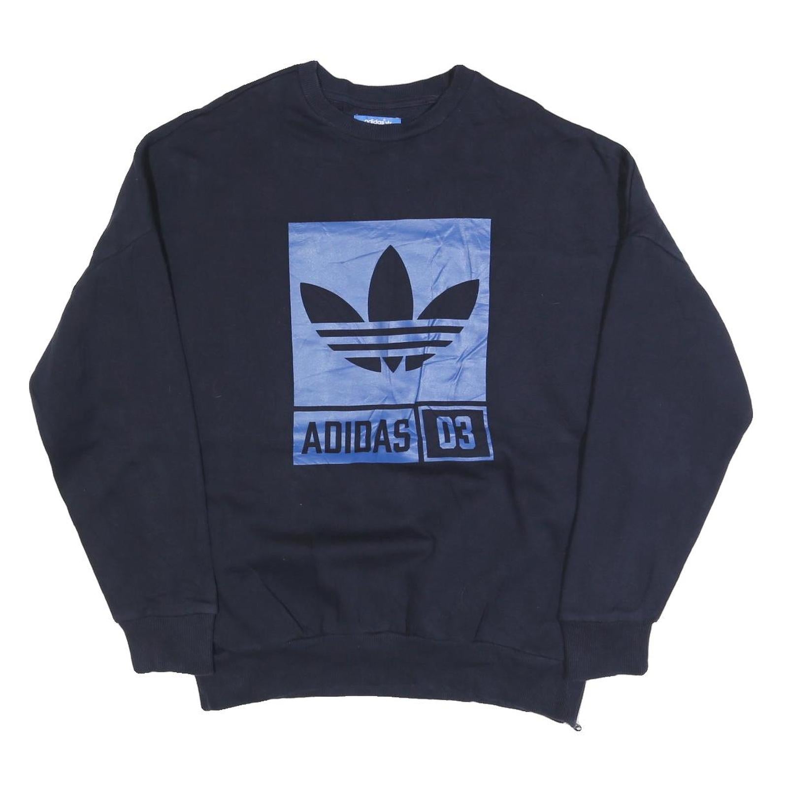 Buy ADIDAS Mens Black Crew Neck M Sweatshirt Logo Print Cotton Blend Casual Refurbished - $33.79 ADIDAS Mens Black Crew Neck M Sweatshirt Logo Print Cotton Blend Casual Refurbished - N/A refurbished available on Cerqular