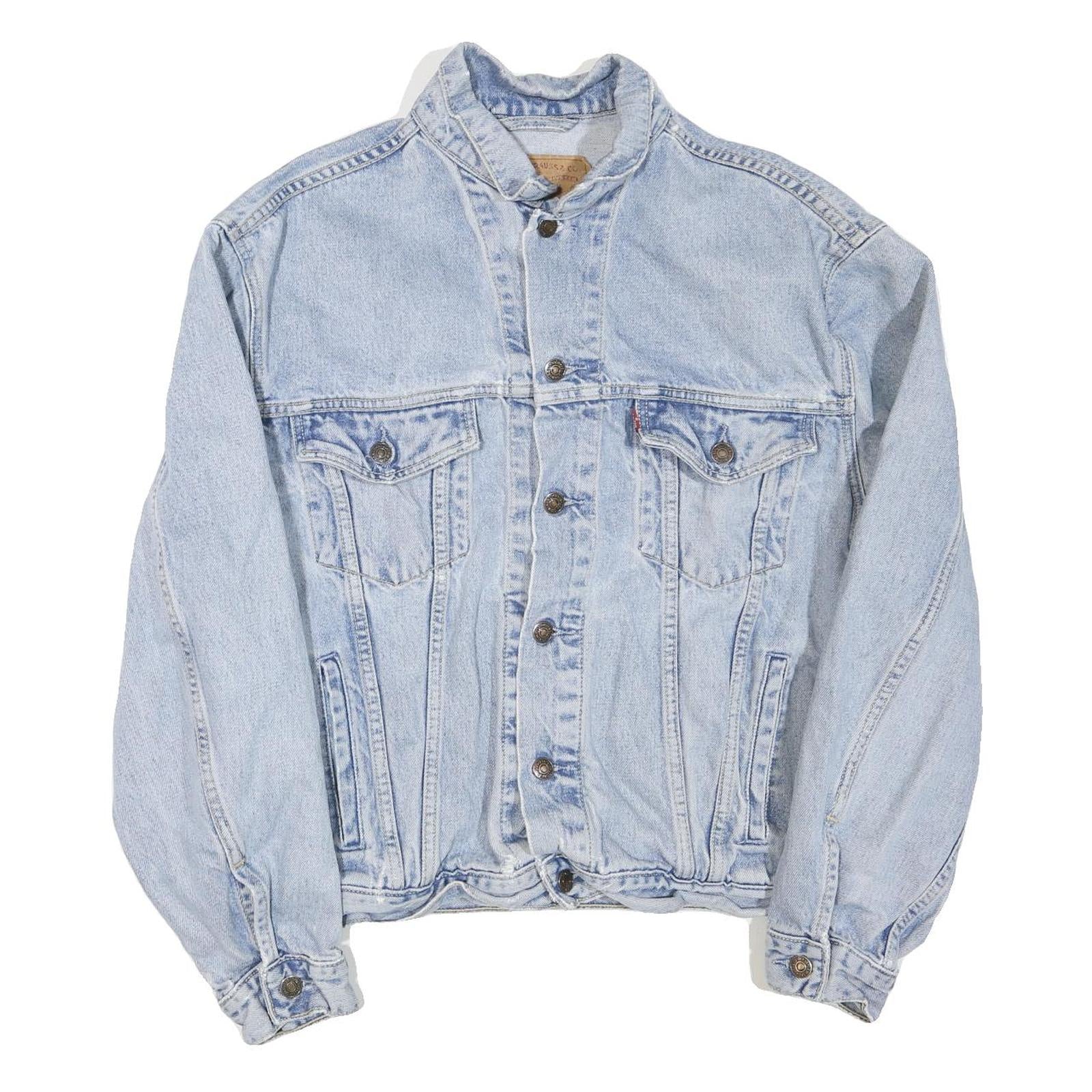 Buy LEVI'S Mens Light Blue Denim Button Jacket XL Cotton Blend Classic Fit Retro Refurbished - $61.09 LEVI'S Mens Light Blue Denim Button Jacket XL Cotton Blend Classic Fit Retro Refurbished - N/A refurbished available on Cerqular
