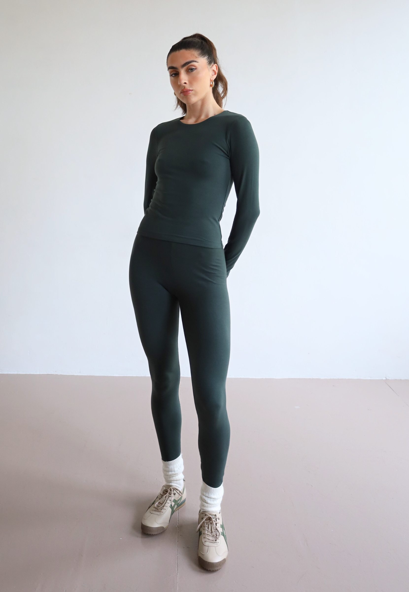 Organic Cotton Leggings, Forest Green | Size: XXXL Refurbished - N/A (Note: It's possible that "Pantee" refurbished available on Cerqular