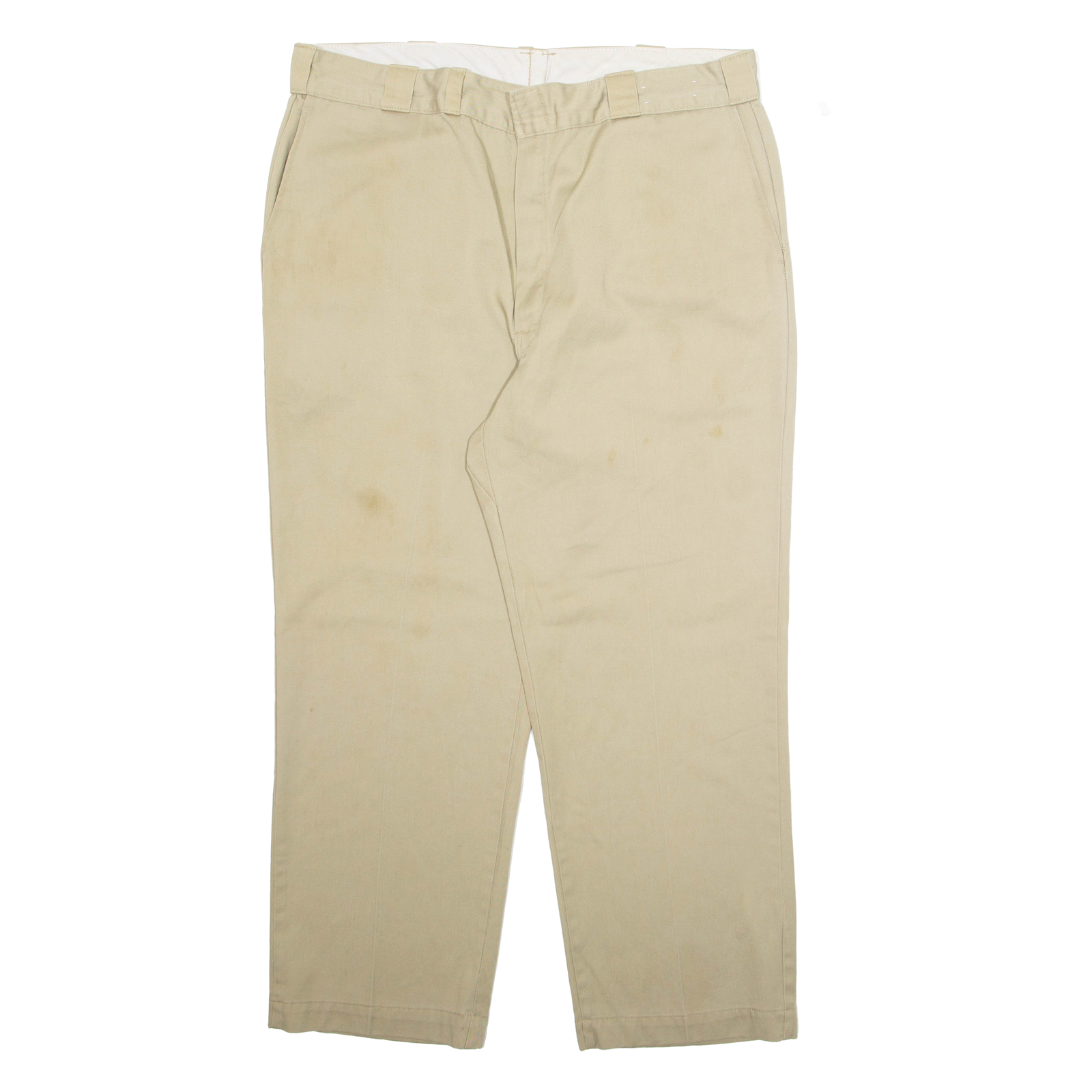 DICKIES Chino Mens Trousers Beige Regular Straight W40 L29 Refurbished - N/A refurbished available on Cerqular