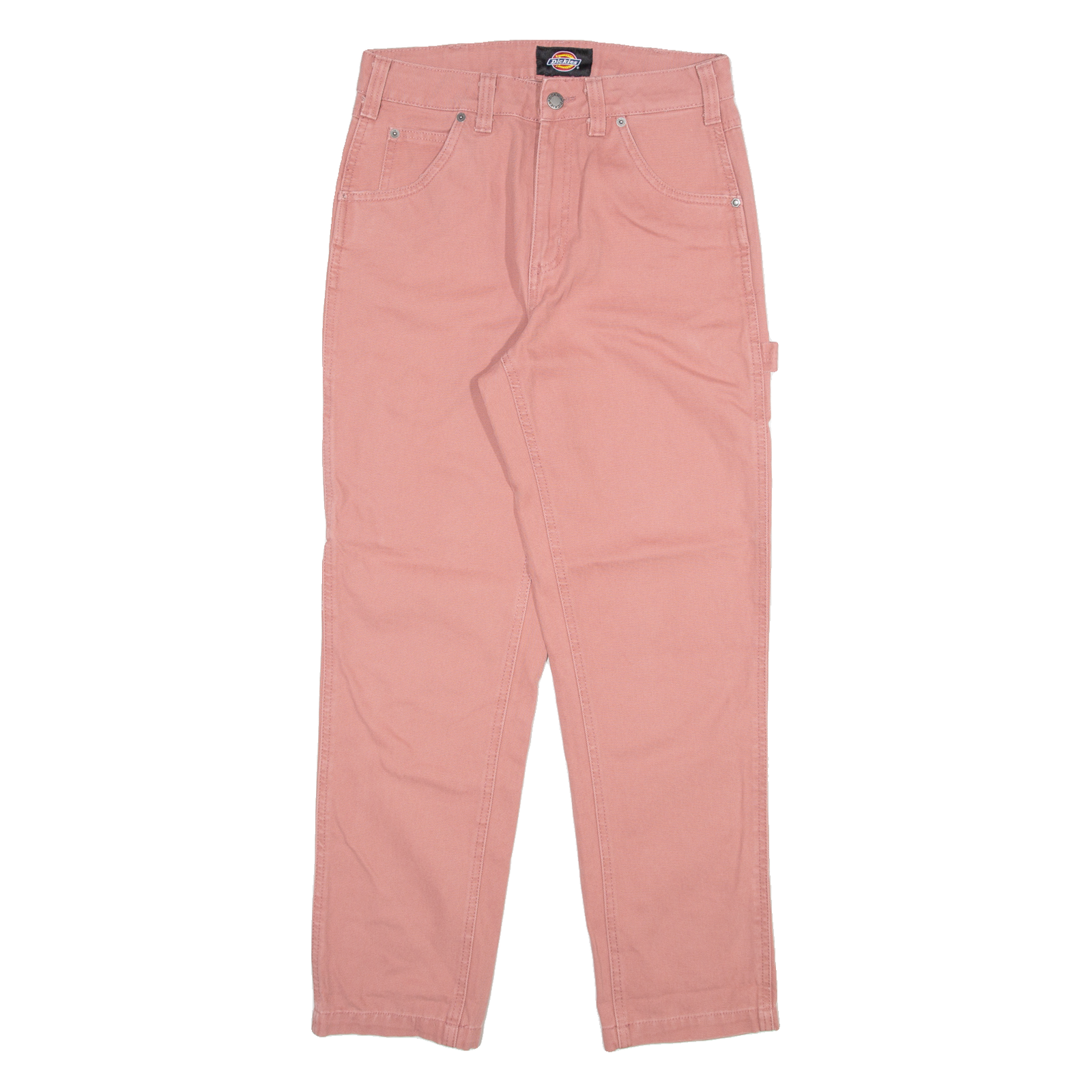 DICKIES Carpenter Womens Trousers Pink Relaxed Straight W27 L29 Refurbished - N/A refurbished available on Cerqular
