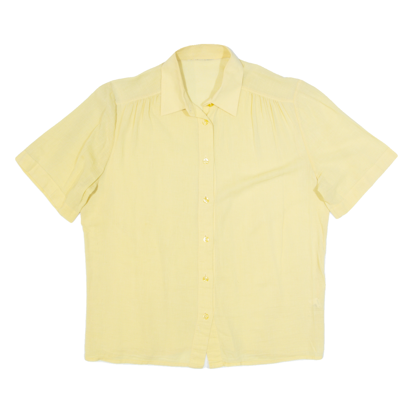 Womens Plain Shirt Yellow 90s M Refurbished - N/A refurbished available on Cerqular