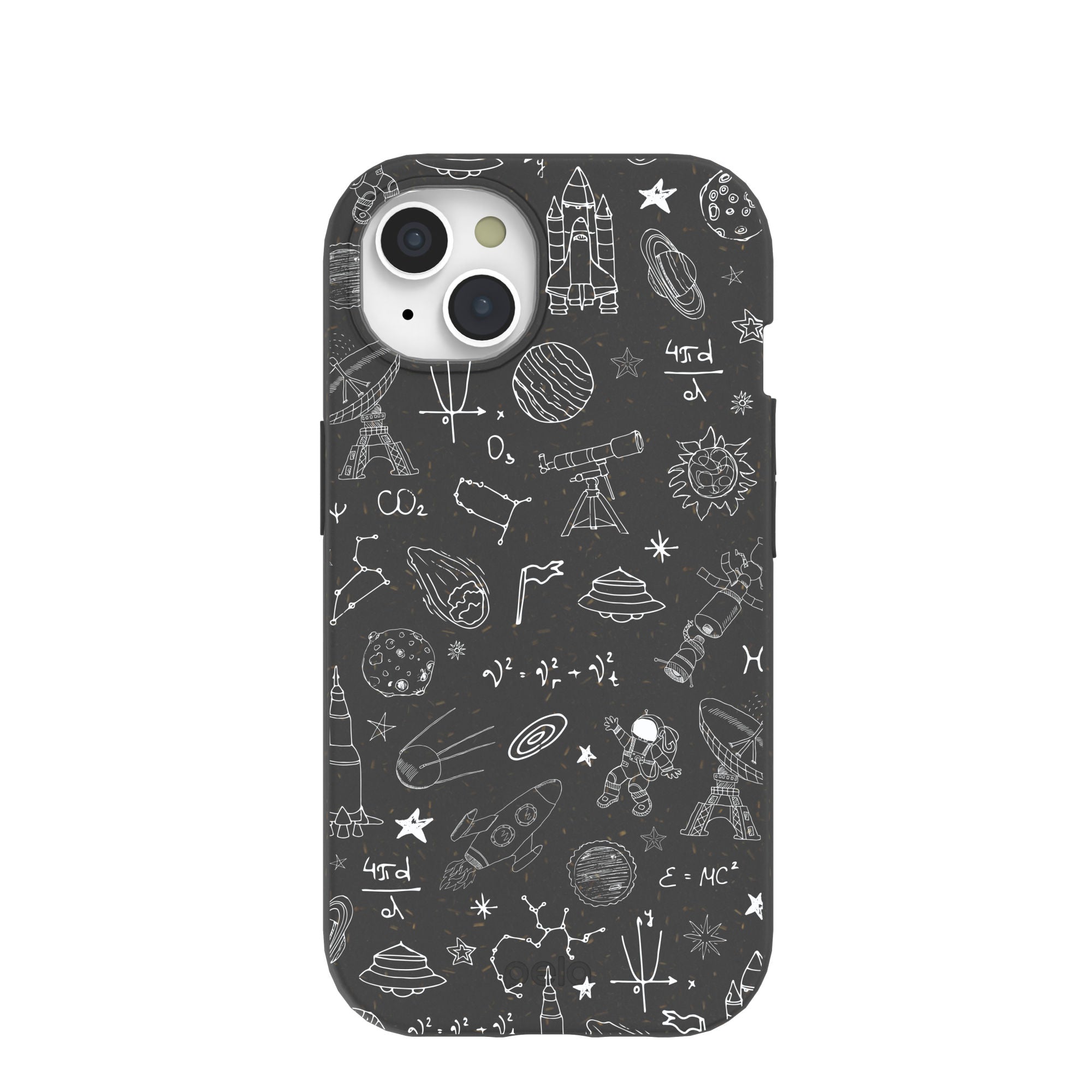 Black Astronomy iPhone 15 Case Refurbished - Pela Case refurbished available on Cerqular